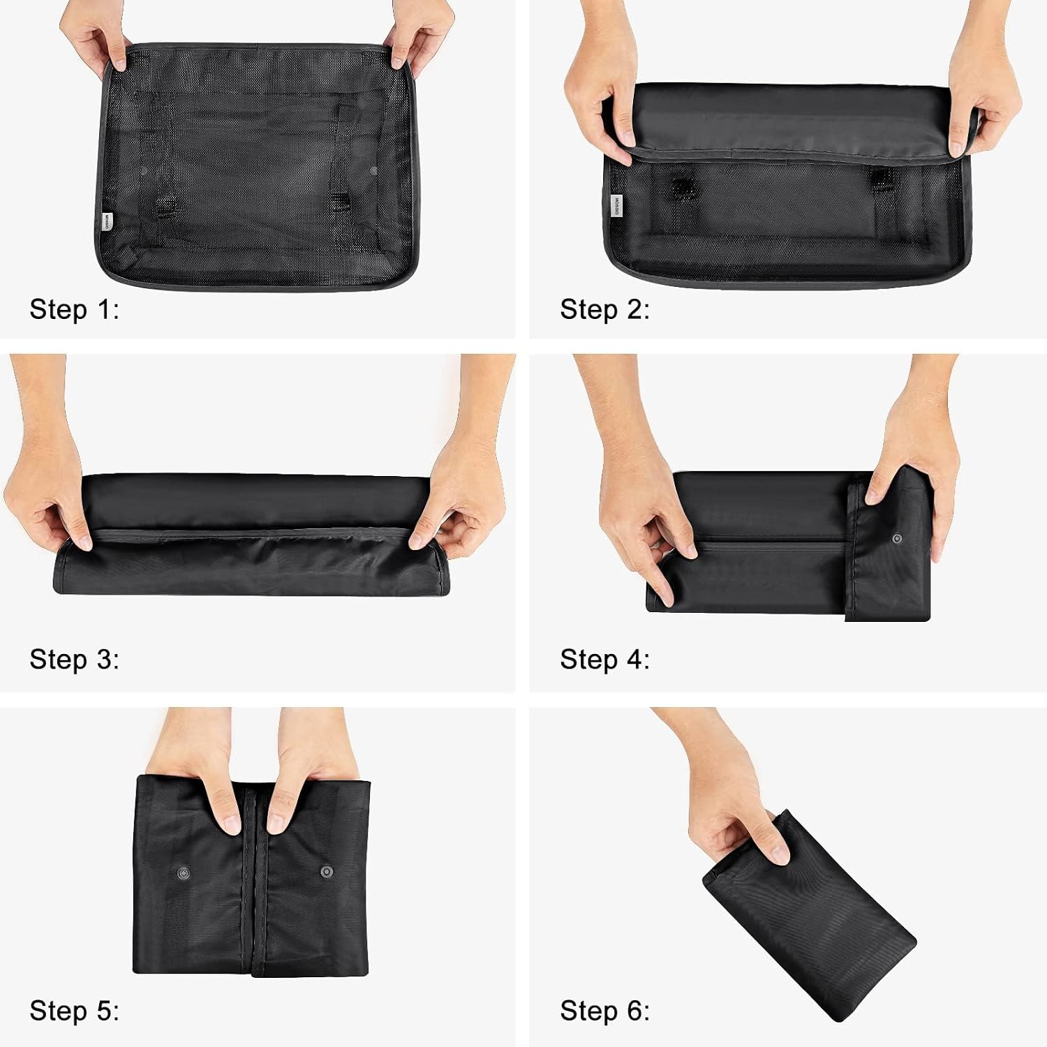 Thumbnail 5 de MURISE Packing Cubes Set (8-teilig, 6-teilig) – Koffer Organizer mit Kompressions- und Mesh-Zellen