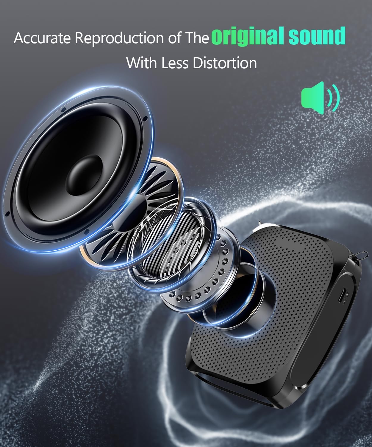 Thumbnail 3 de SHIDU Portable Voice Amplifier for Teachers 🎤