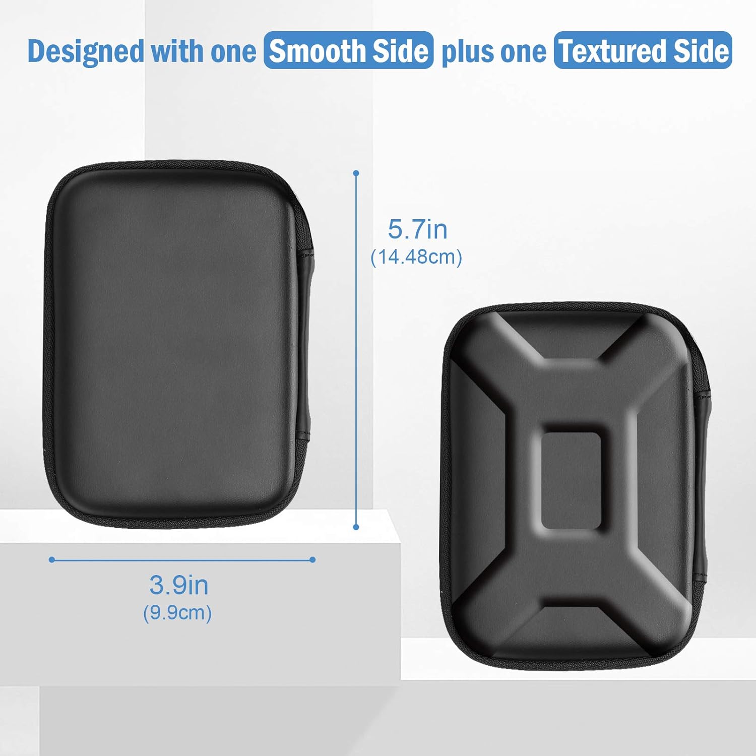 Detalle 2 de ProCase Portable External Hard Drive Case (2.5-inch) with lanyard and cable pockets
