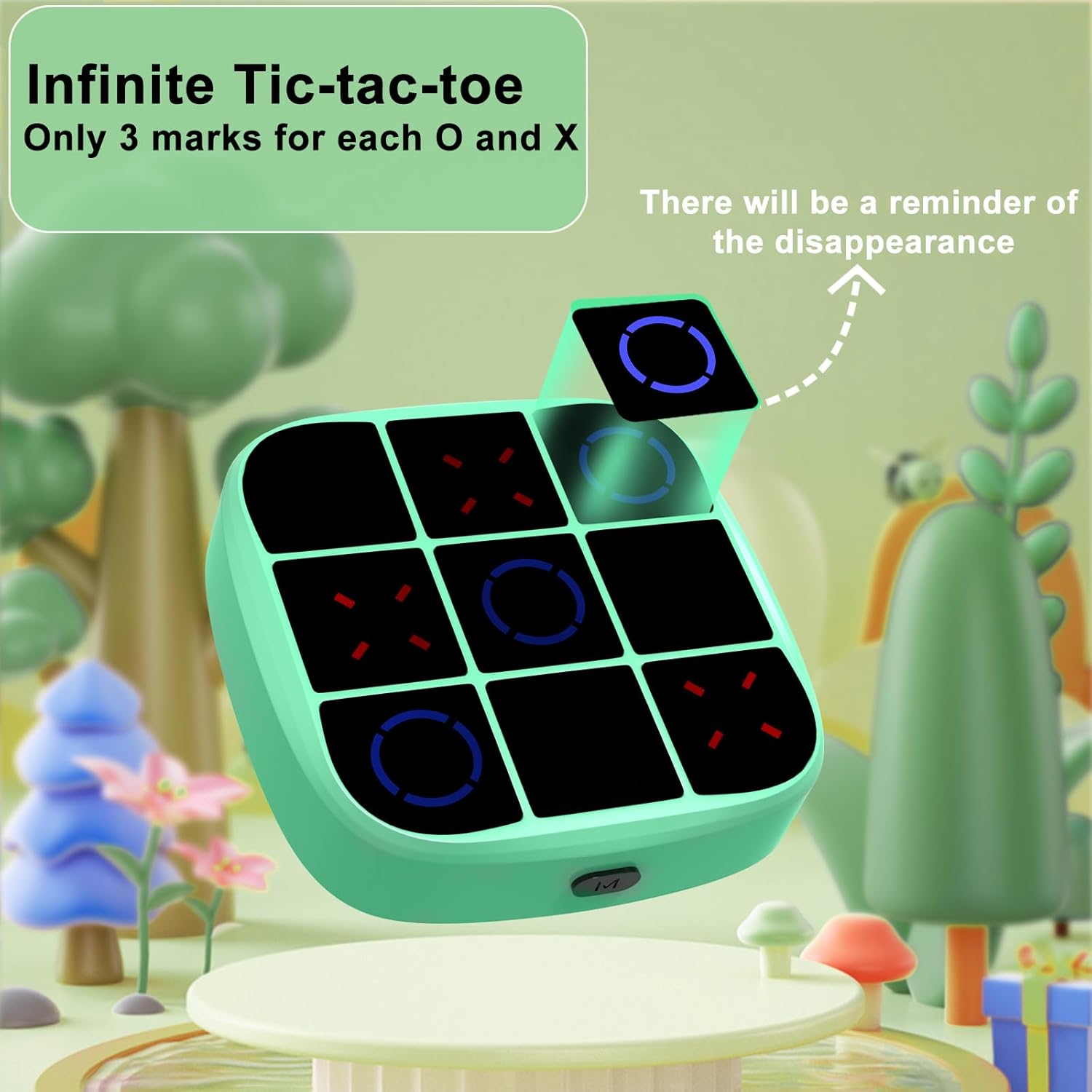 Detalle 1 de Tic-Tac-Toe Bolt Game 4-in-1 handheld puzzle