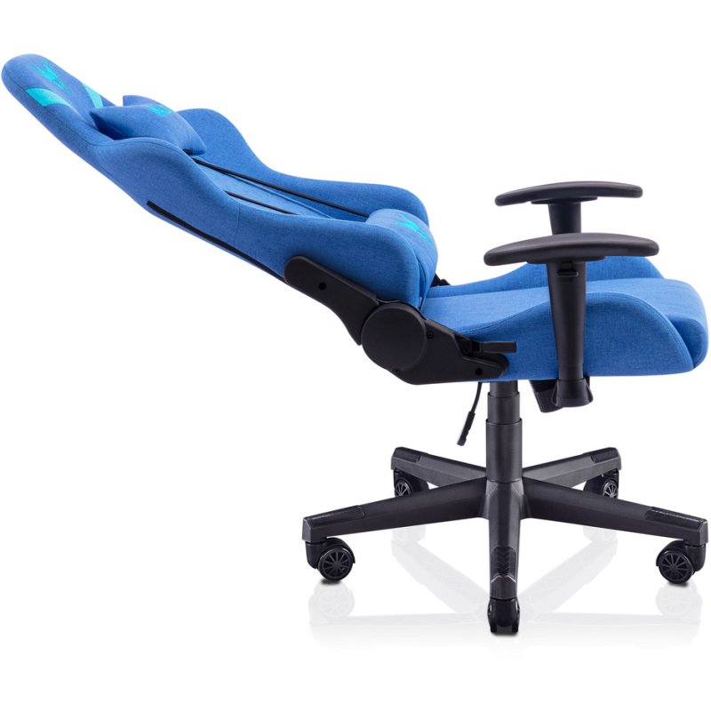 Detalle de Valk Nyx Silla gaming tela azul zafiro
