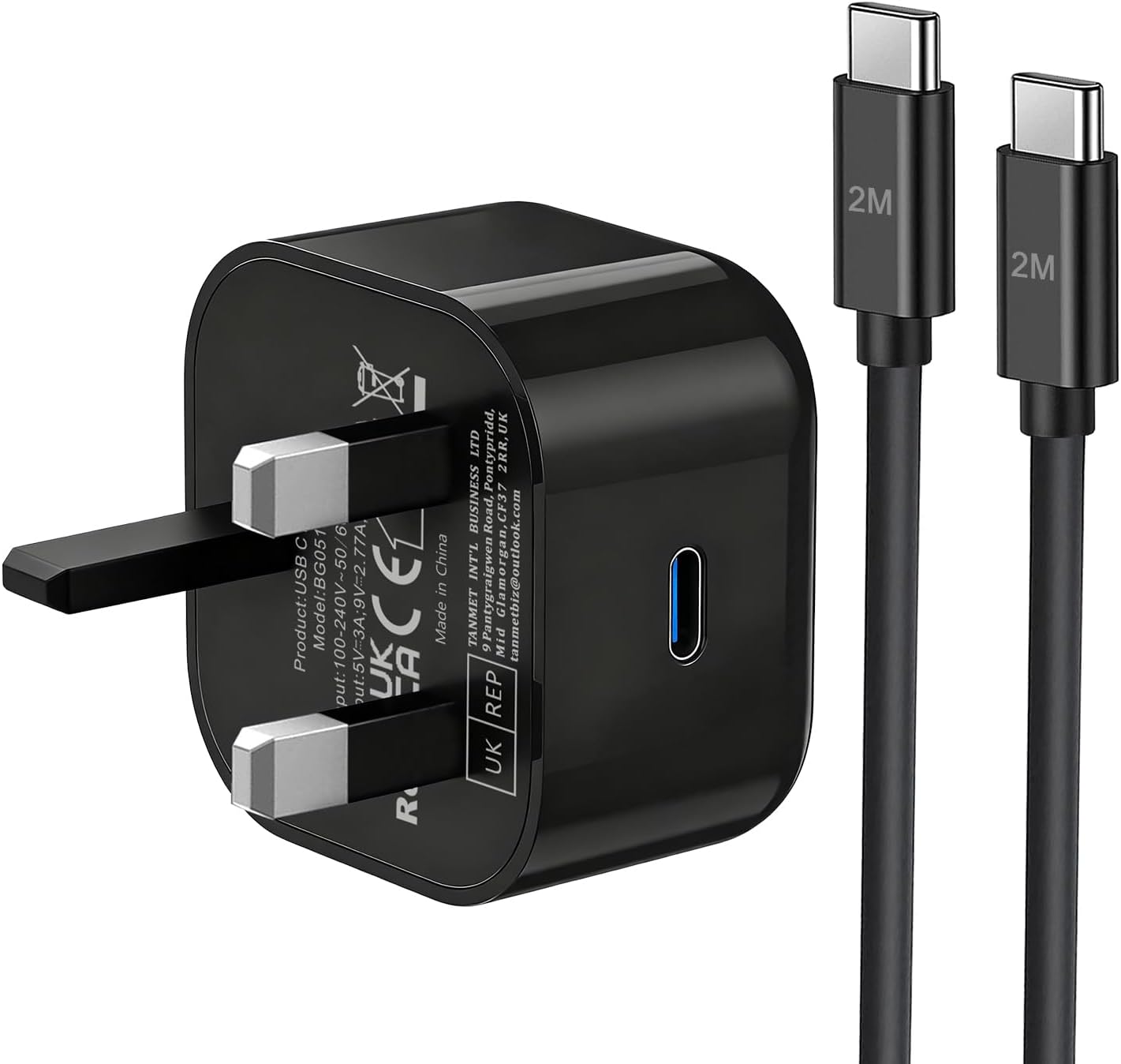Detalle de Samsung Fast Charger Plug and Cable 2M