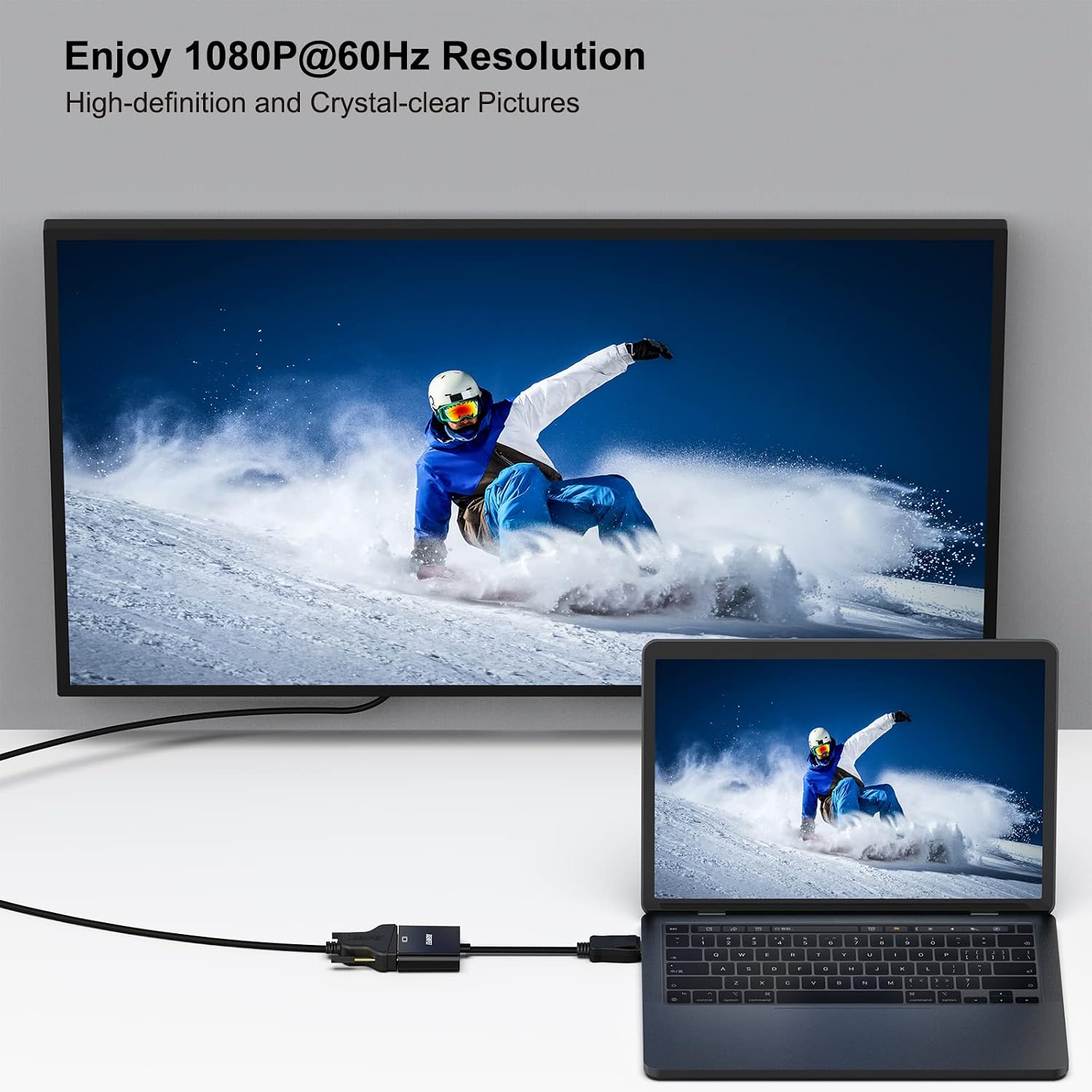 Thumbnail 4 de BENFEI DisplayPort auf DVI Konverter 2er Set