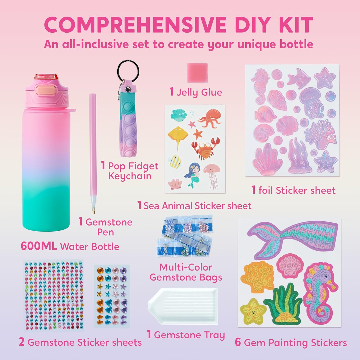 Detalle 2 de Klever Kits Kreatives Bastelspielzeug Set 600 ml