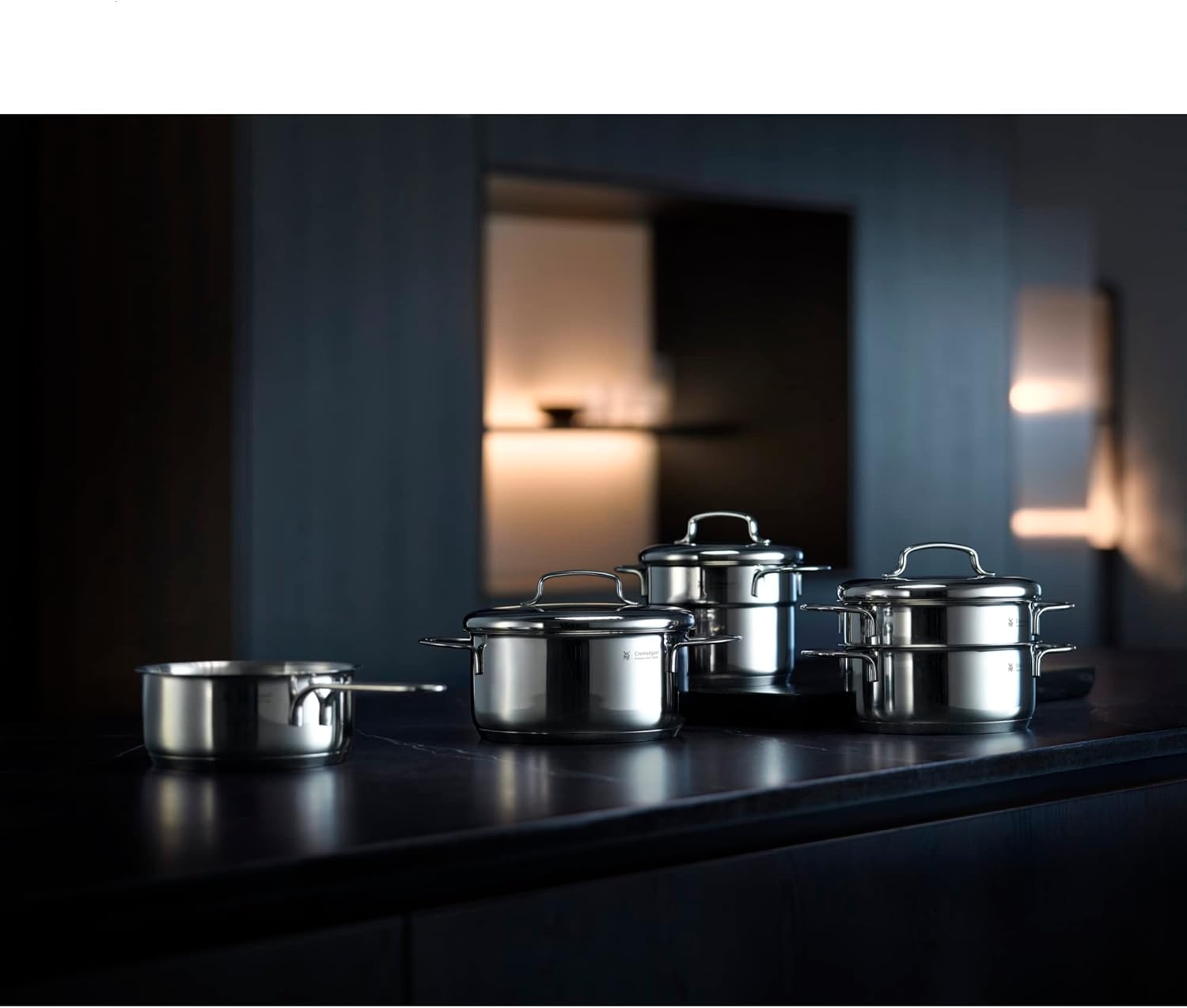 Thumbnail 1 de WMF Mini Cazo Ø 16 cm Acero Inoxidable 🍳 Con Tapa