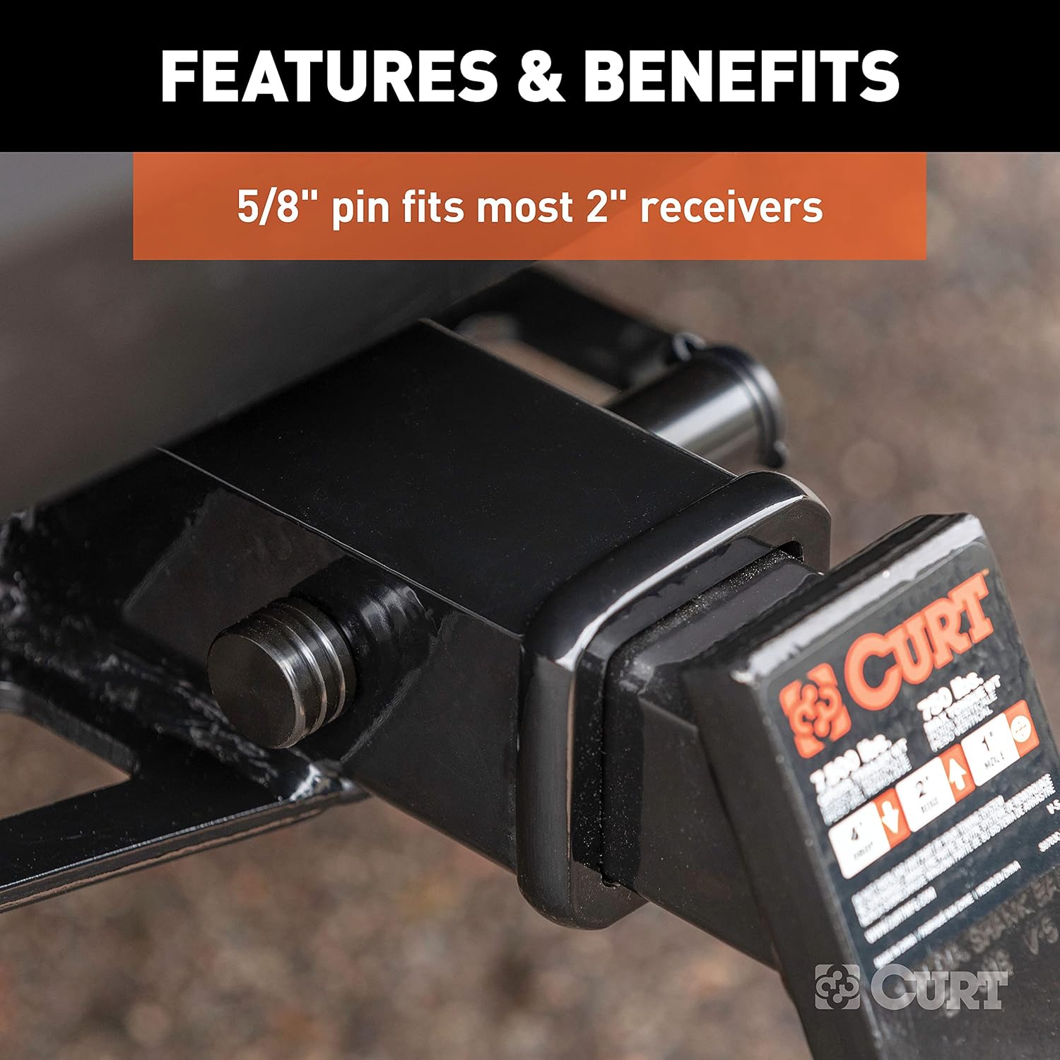 Thumbnail 3 de CURT 23518 5/8in Trailer Hitch Lock
