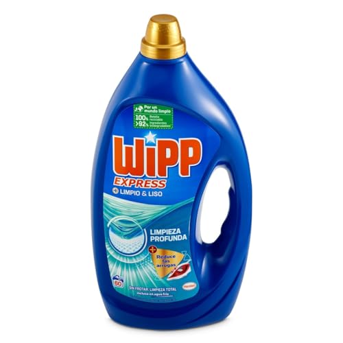 Detalle de WIPP EXPRESS Detergente Líquido Limpio y Liso 55 lavados