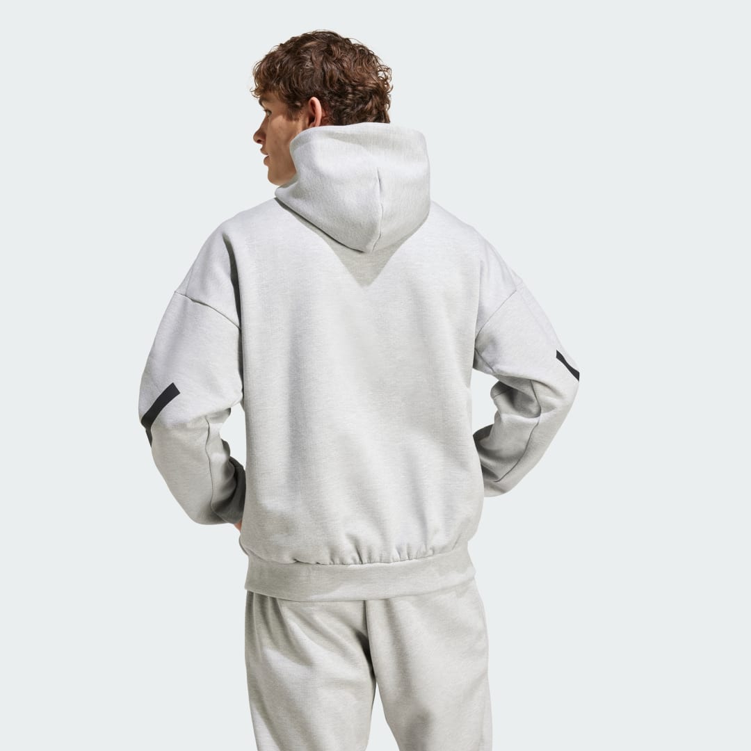 Thumbnail 1 de Sudadera con capucha Z.N.E. de Adidas: comodidad y estilo en gris
