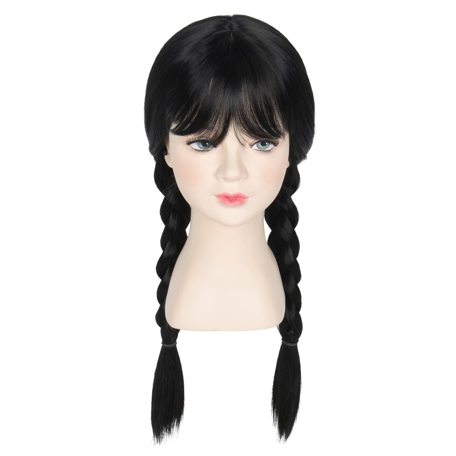 Detalle 2 de Miss U Hair Braided Wig with Bangs, Black