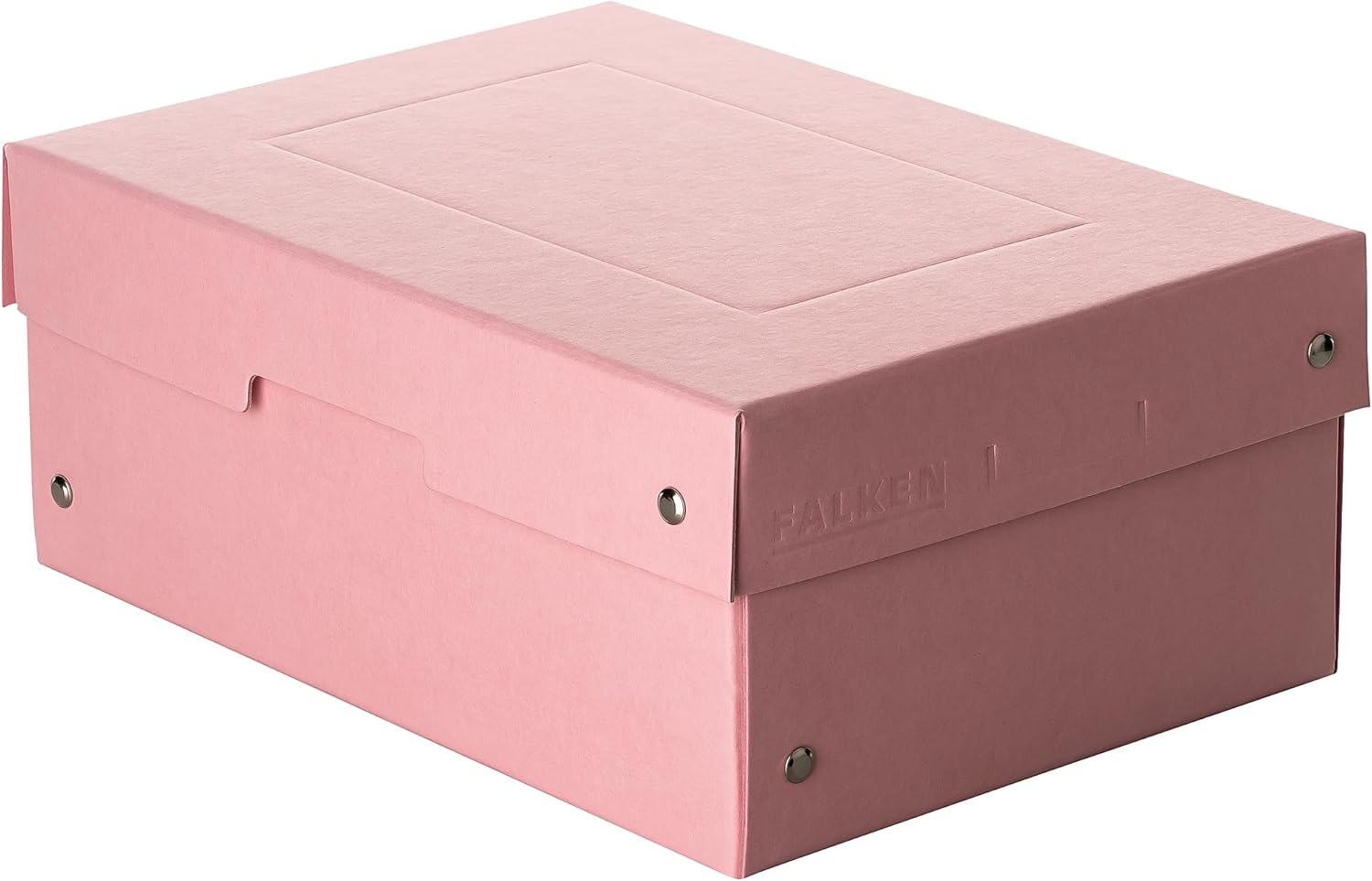 Detalle de FALKEN Scatola originale PureBox Pastel DIN A5, rosa, 100 mm - confezione ecologica tascabile