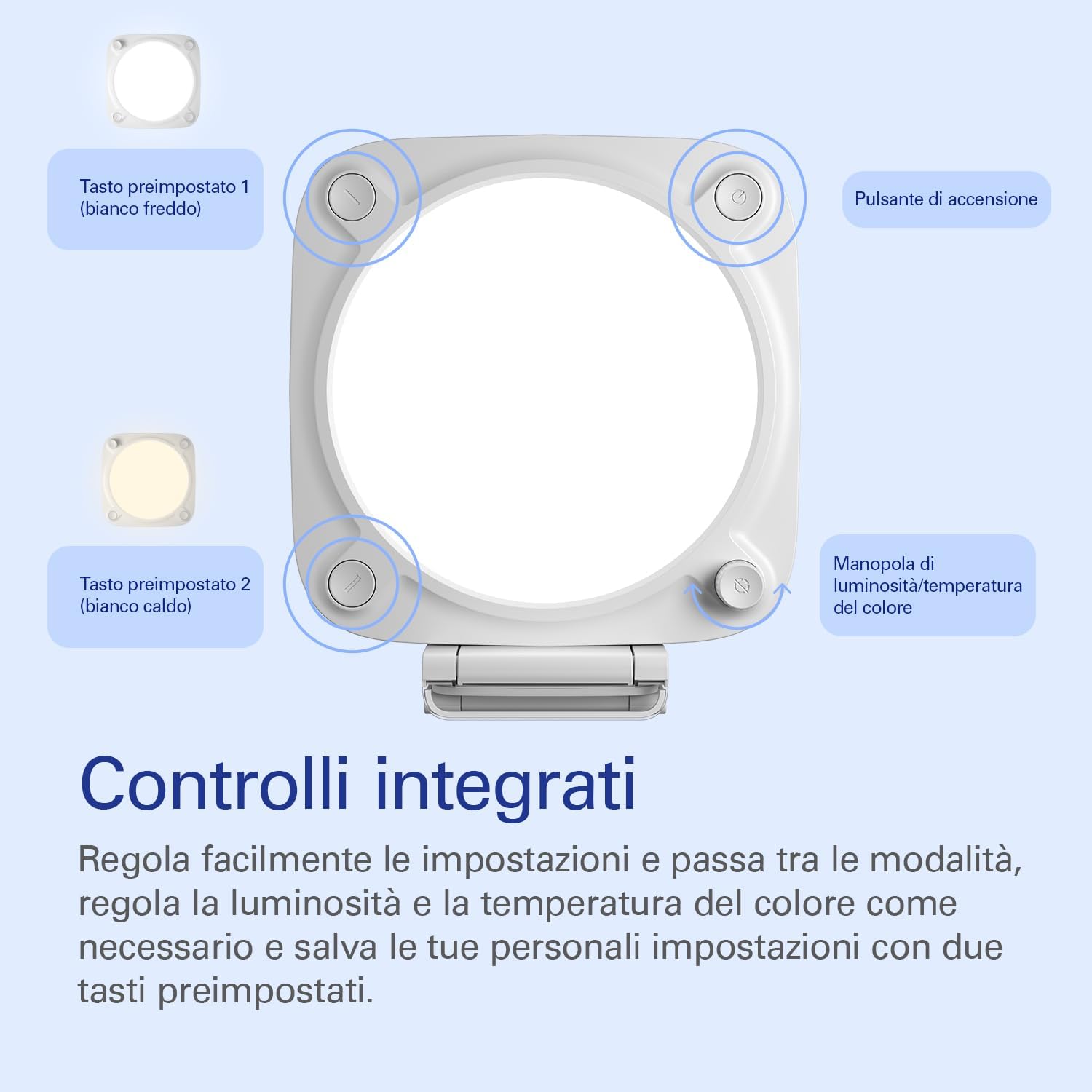Thumbnail 2 de Elgato Key Light Neo con supporto per monitor: luce per videochiamate e streaming con controllo onboard o Wi‑Fi