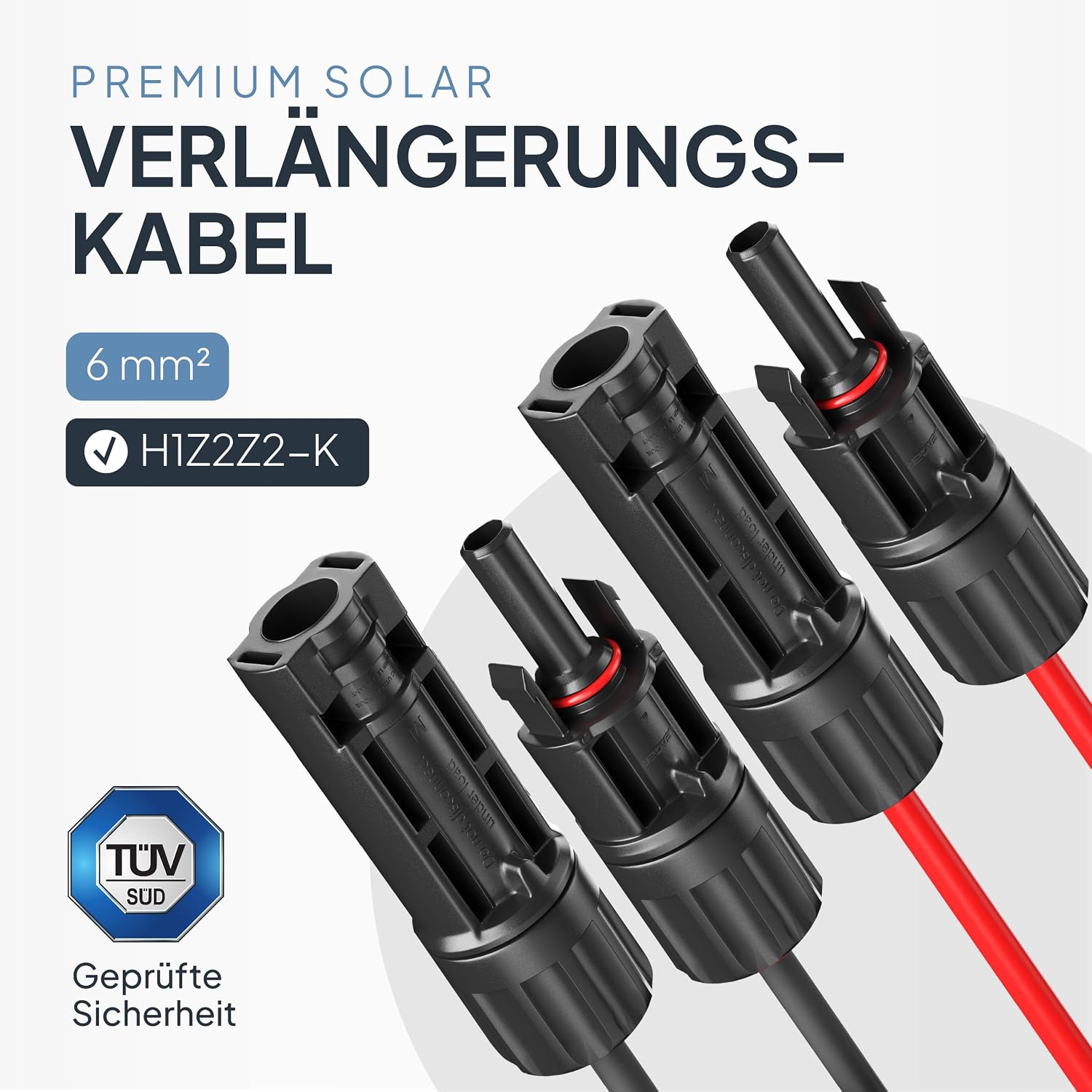 Detalle de SEPO-Leitungen Solarkabel Verlängerung 4mm²