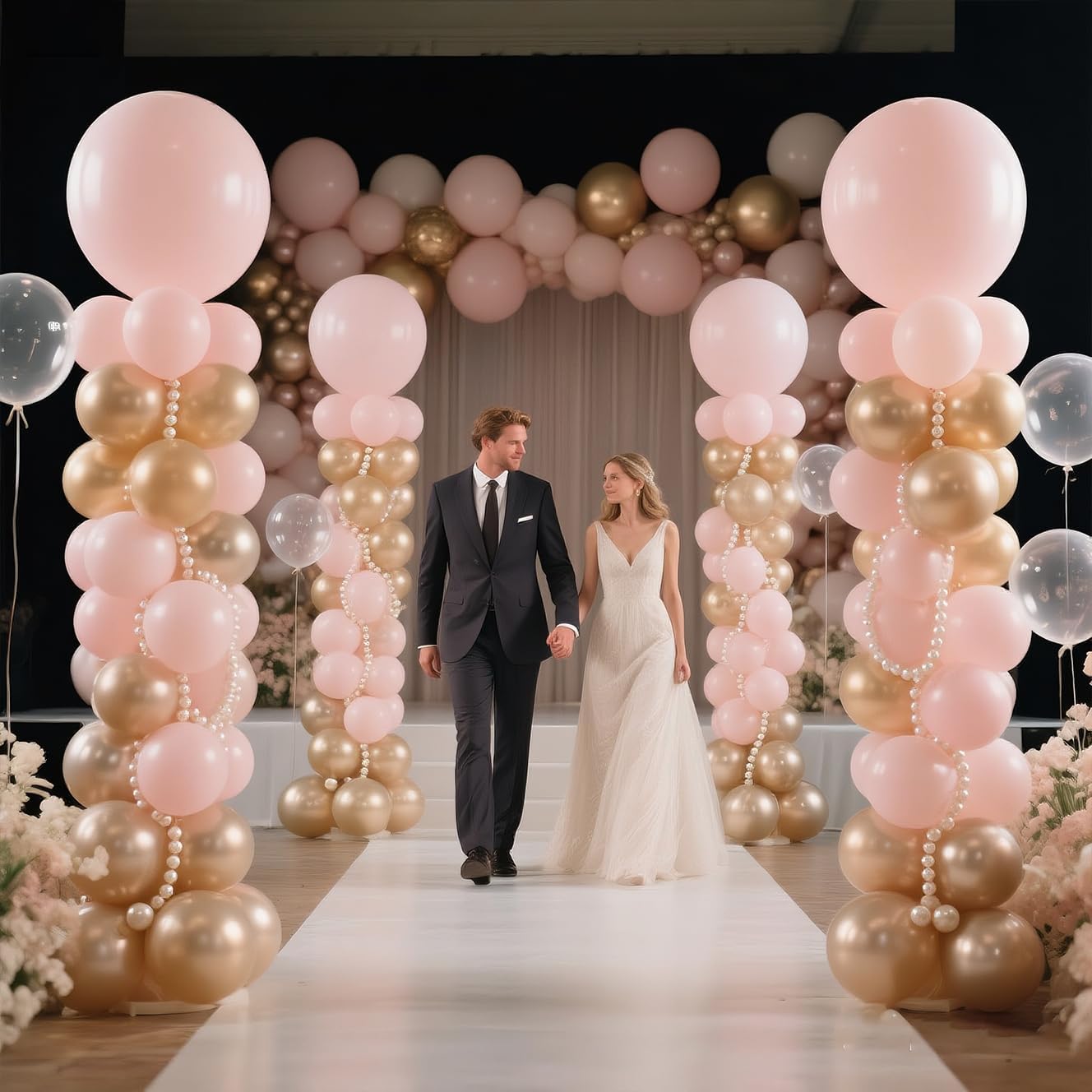 Thumbnail 4 de Balloon Stand Set of 4 7FT Adjustable Balloon Tower ๐