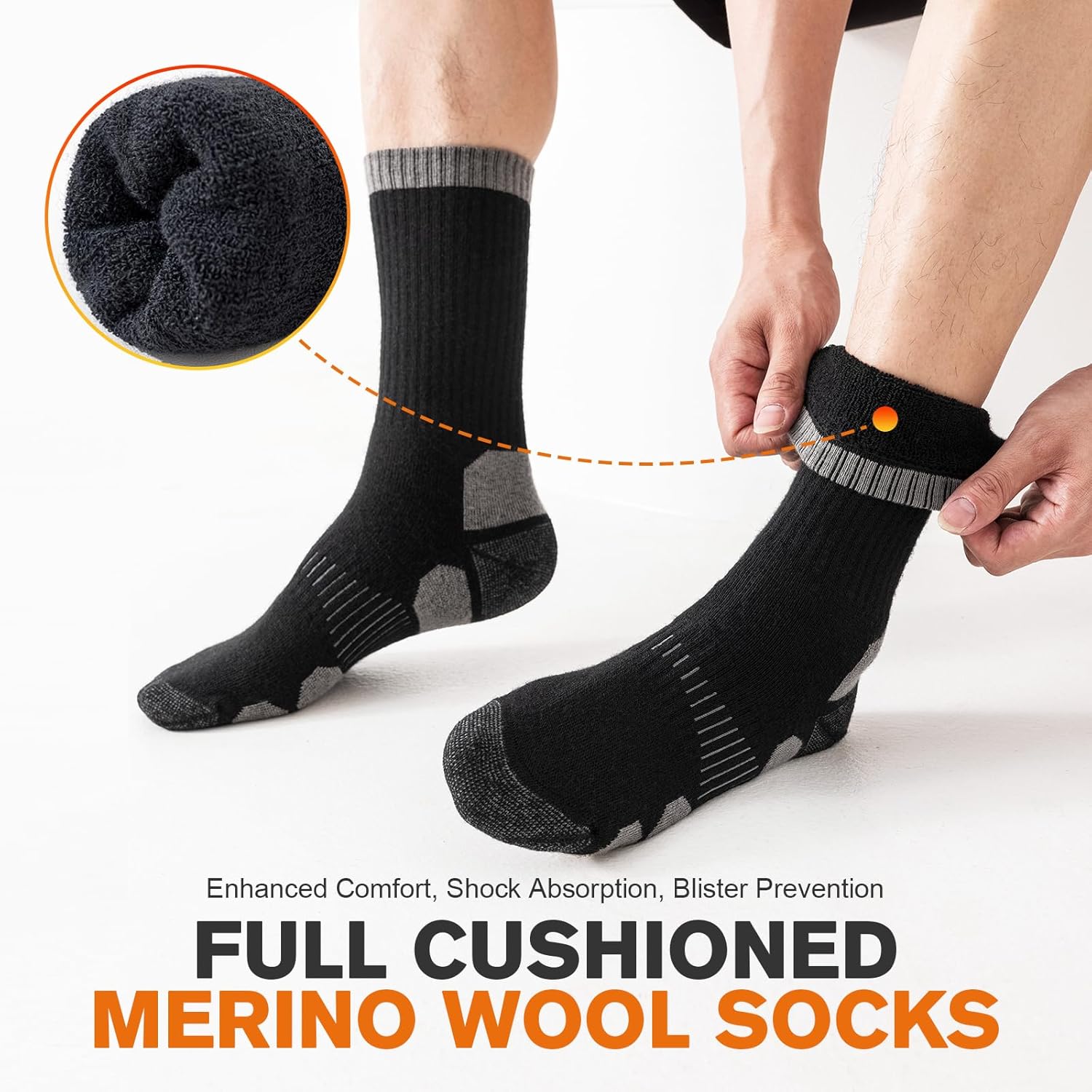 Thumbnail 4 de Niorasen Merino Wool Hiking Socks 3 Pairs