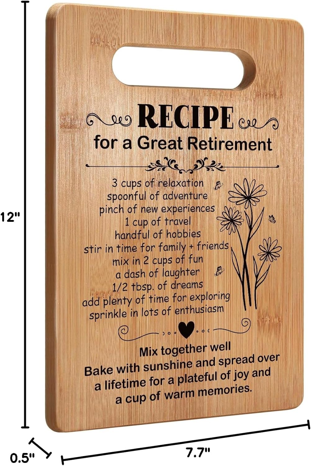 Thumbnail 6 de Retirement Gifts for Women 2026: Multifunctional Bamboo Cutting Board for Coworkers and Friends