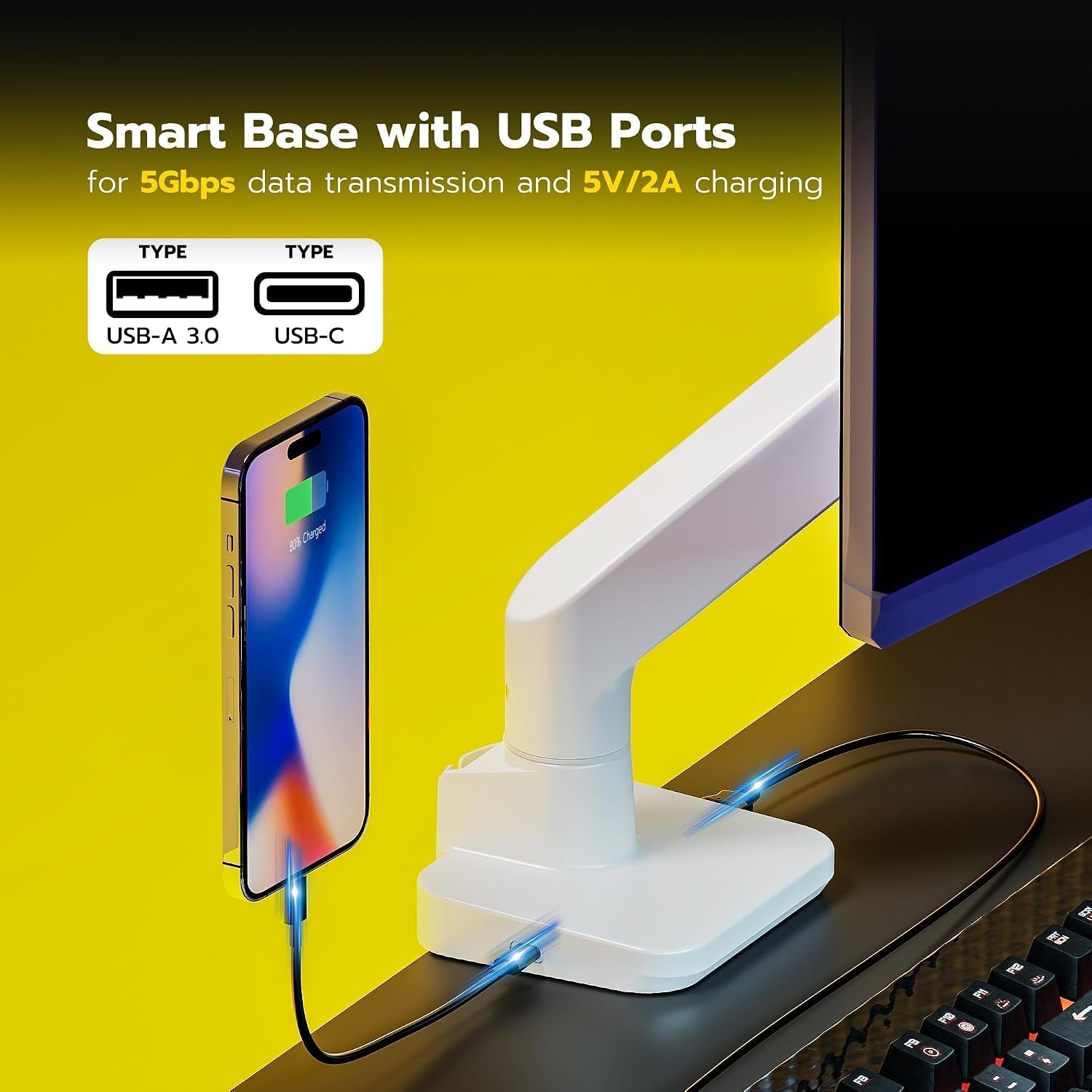 Thumbnail 4 de ARES WING Ultrawide Monitor Arm 44 lbs