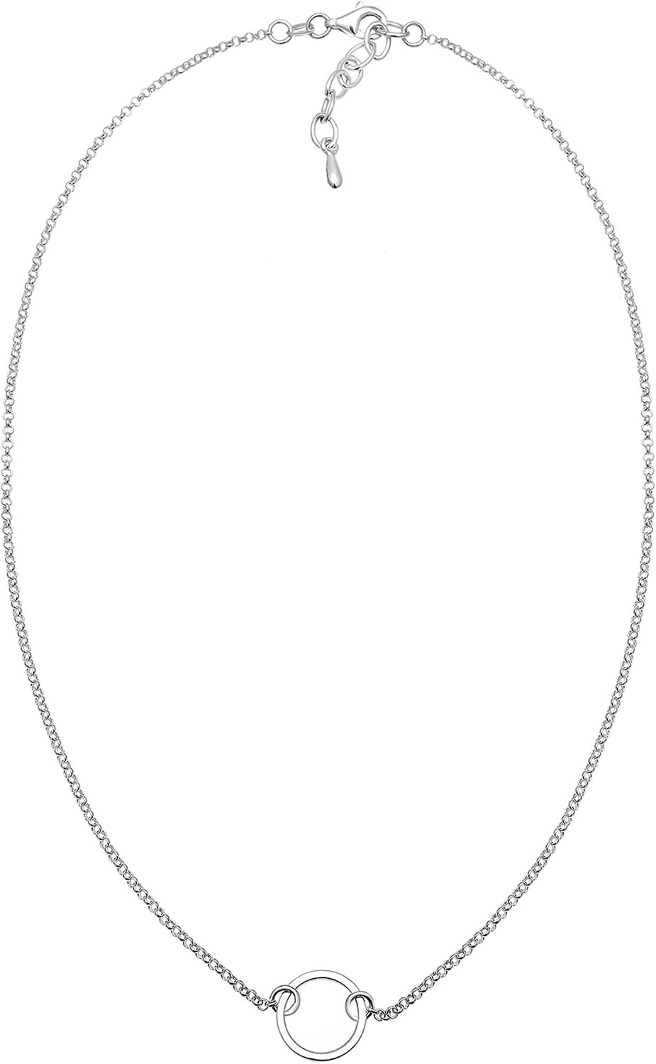 Thumbnail 2 de Elli Halskette Choker Kreis 925 Silber