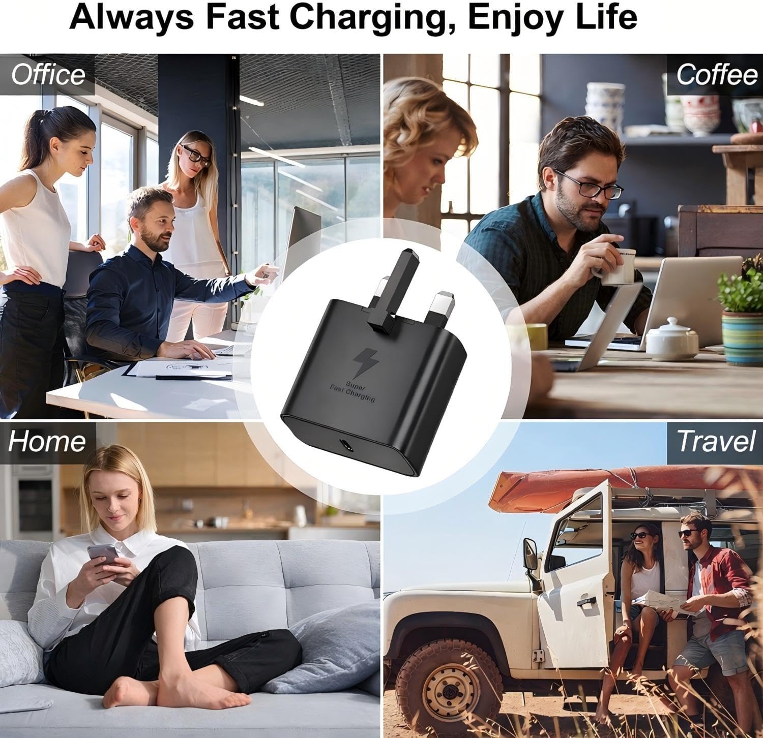 Thumbnail 5 de 45W USB-C Charger for Samsung Galaxy Series with 1m USB-C Cable