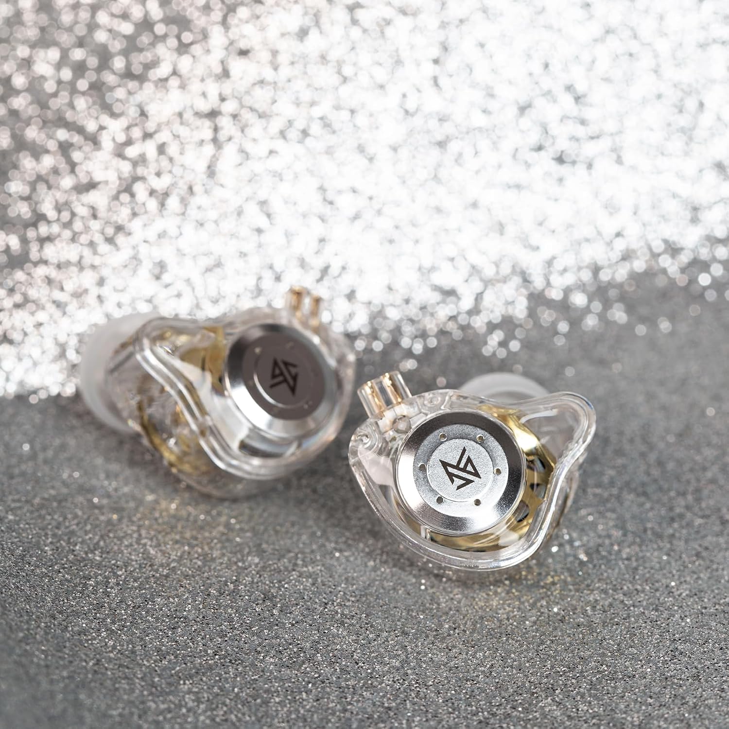 Detalle de keephifi KZ EDX PRO In Ear Monitors (White, No Mic) – 1DD, 10mm Dynamic Driver, 3.5mm Wired