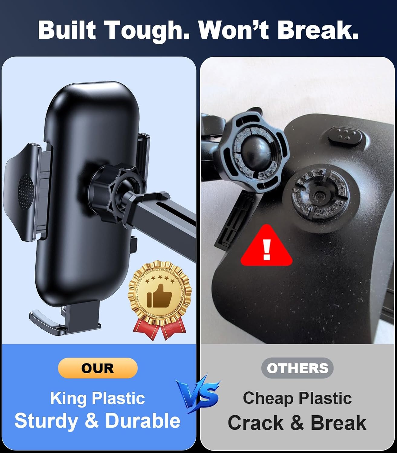 Thumbnail 5 de VICSEED True Military-Grade Shockproof Car Phone Holder 95 lbs