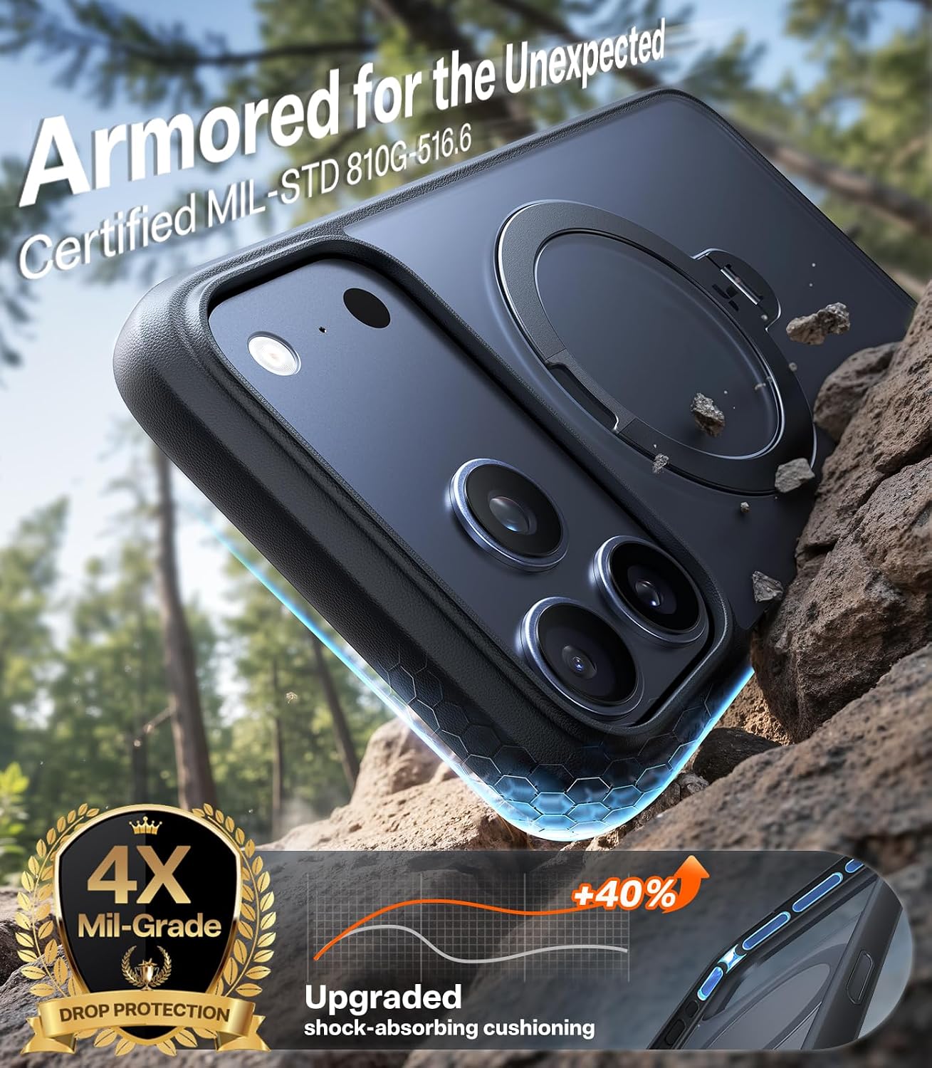 Thumbnail 6 de TORRAS 360 Magnetic Stand iPhone 17 Pro Max case