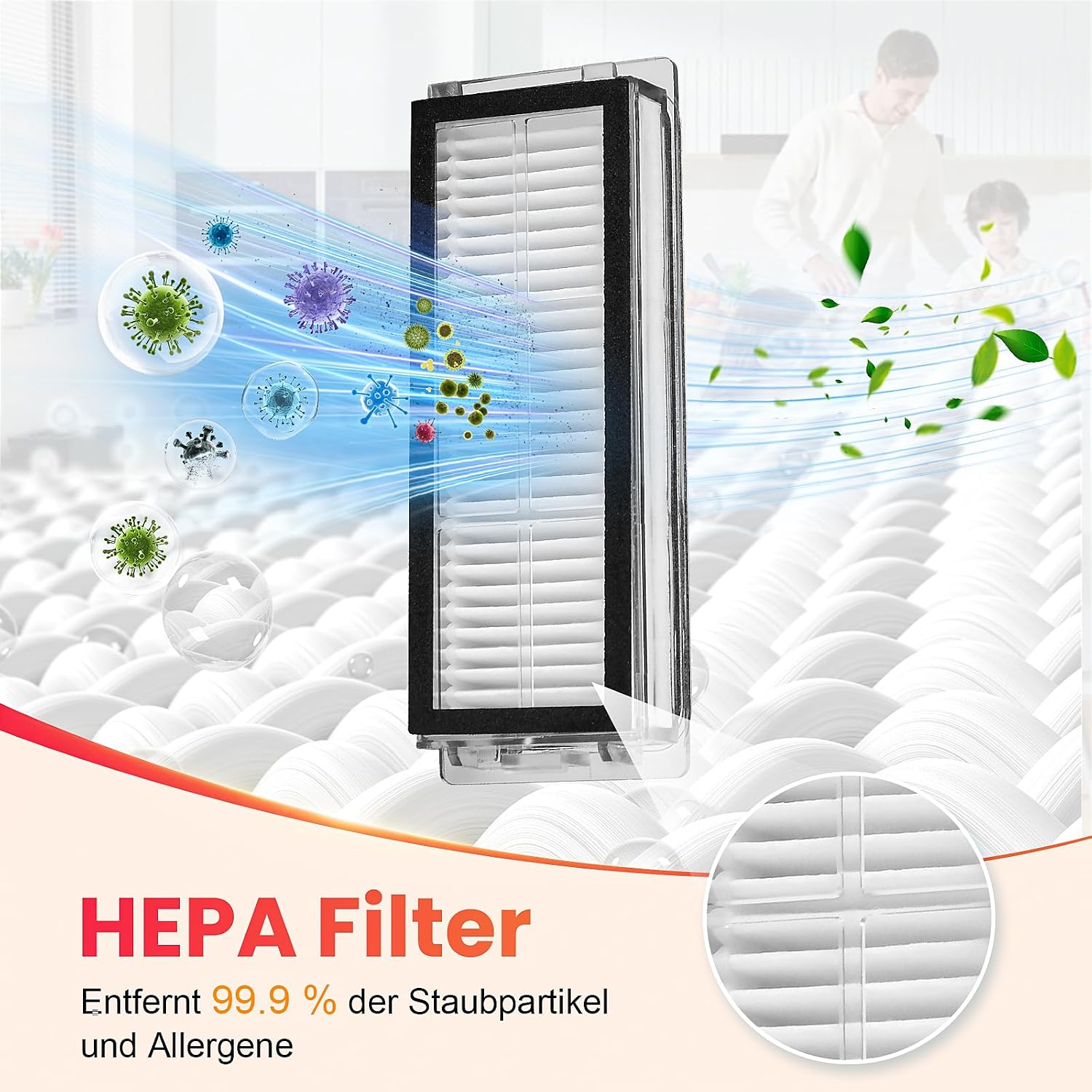 Detalle de 14-teiliges Zubehör-Set für Dreame L20 Ultra / L20 Ultra Complete – Ersatzteile und Reinigungszubehör