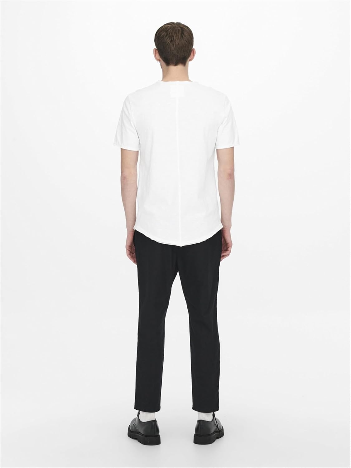 Thumbnail 3 de Only & Sons T-Shirt Long Line Col Rond