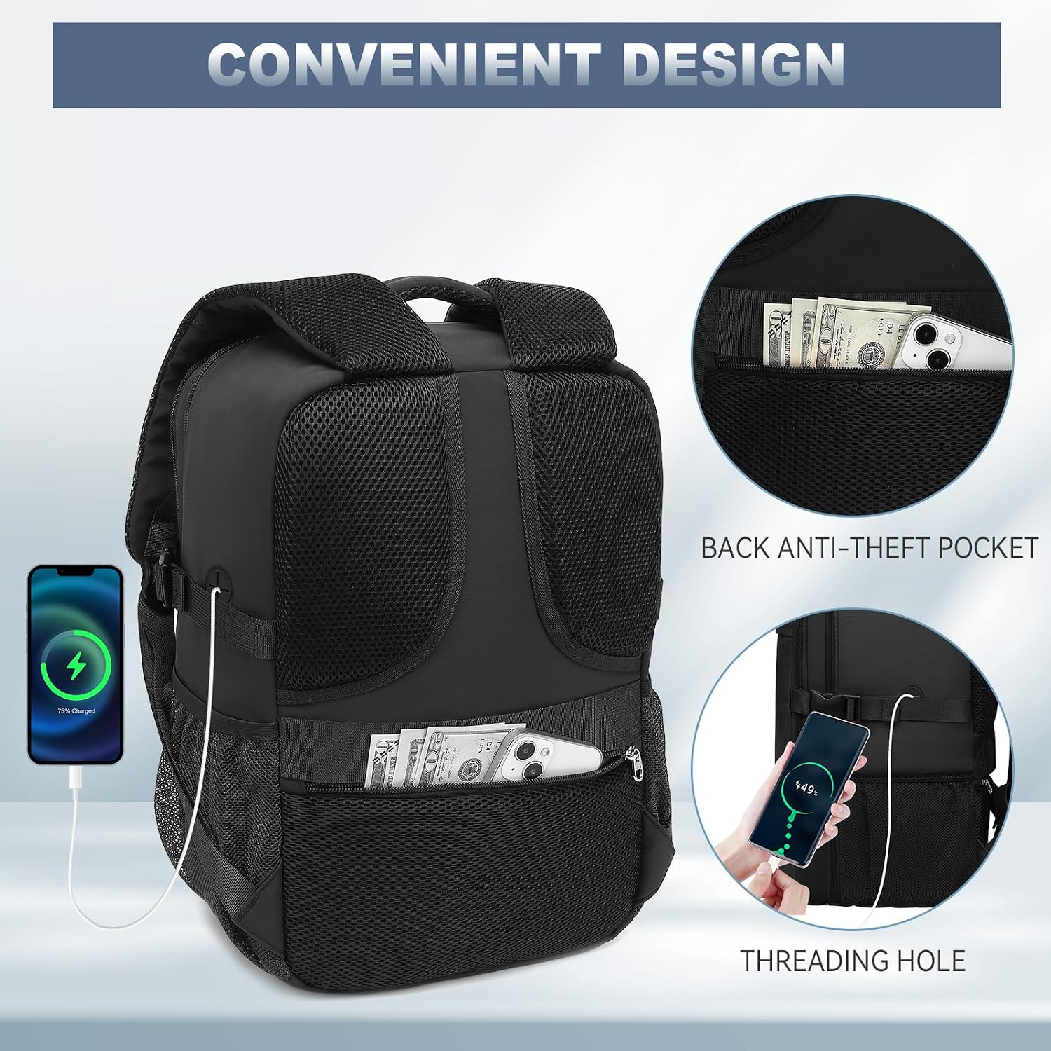 Detalle 2 de Lossga Easyjet Cabin Bag 30L Underseat Backpack