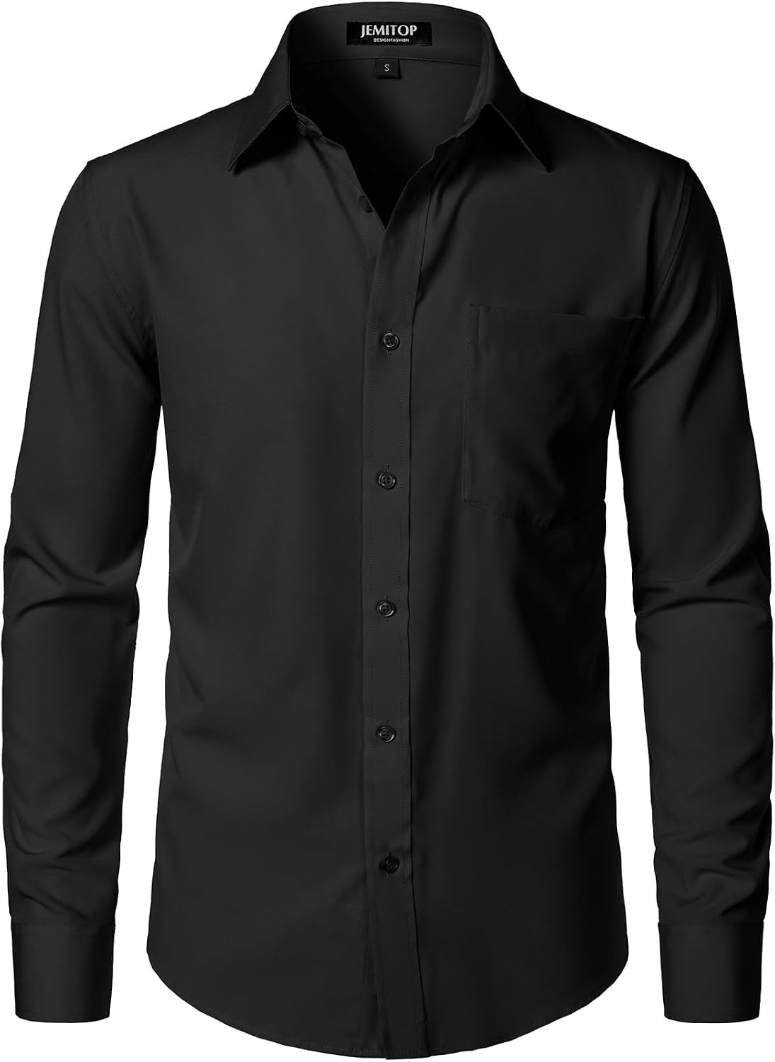 Detalle de JEMITOP Men's Dress Shirt