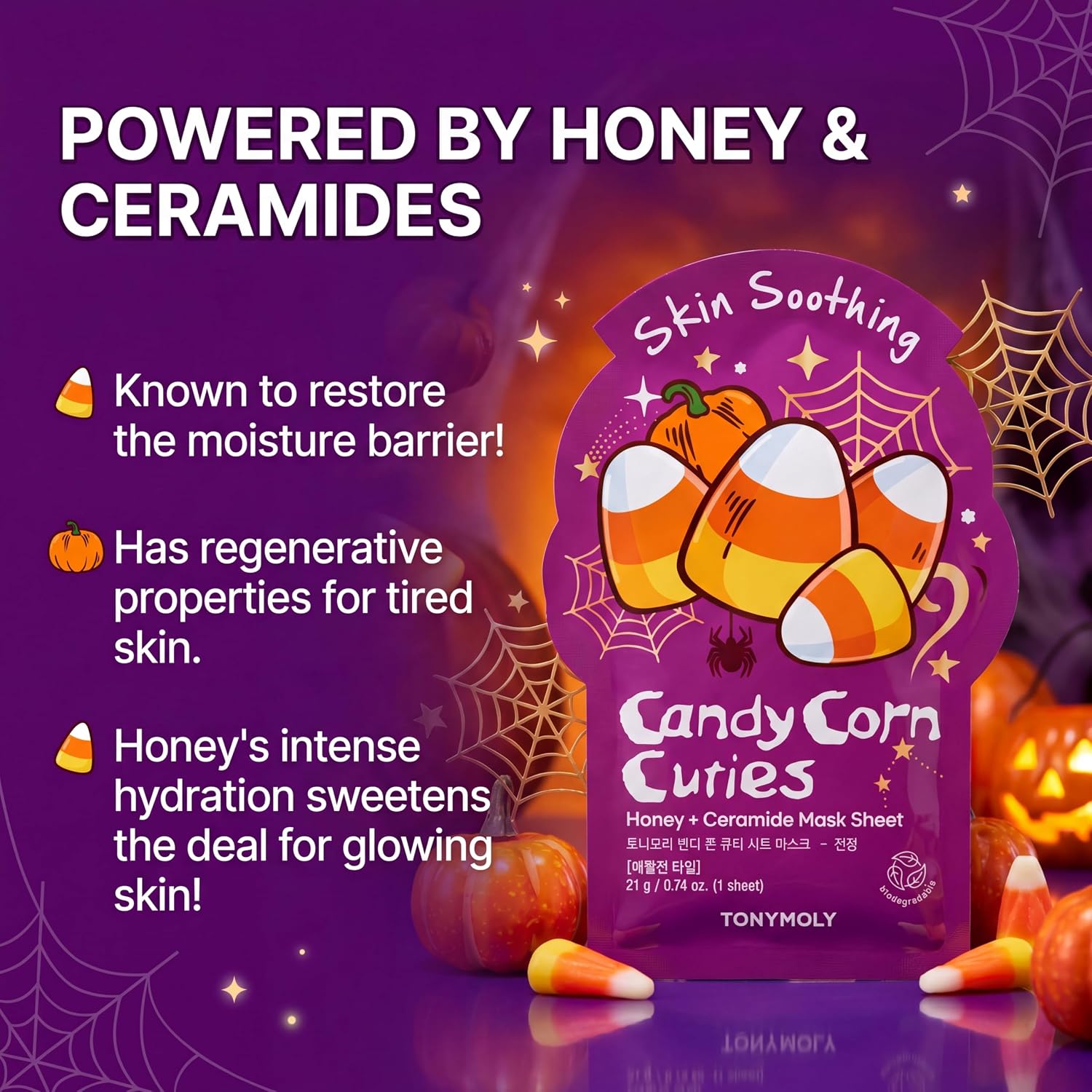 Thumbnail 4 de TONYMOLY I'm Face Sheet Masks, 9-Count Halloween Set with 3 Designs