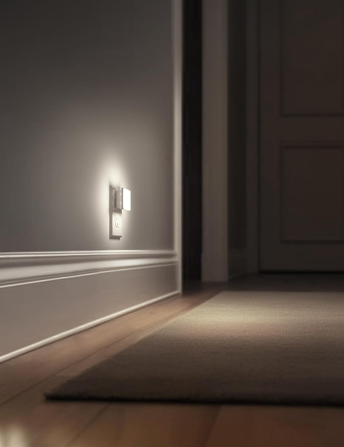 Detalle 1 de L LOHAS LED GY005 Plug-In Night Lights, 6-Pack with Dusk-to-Dawn Sensor
