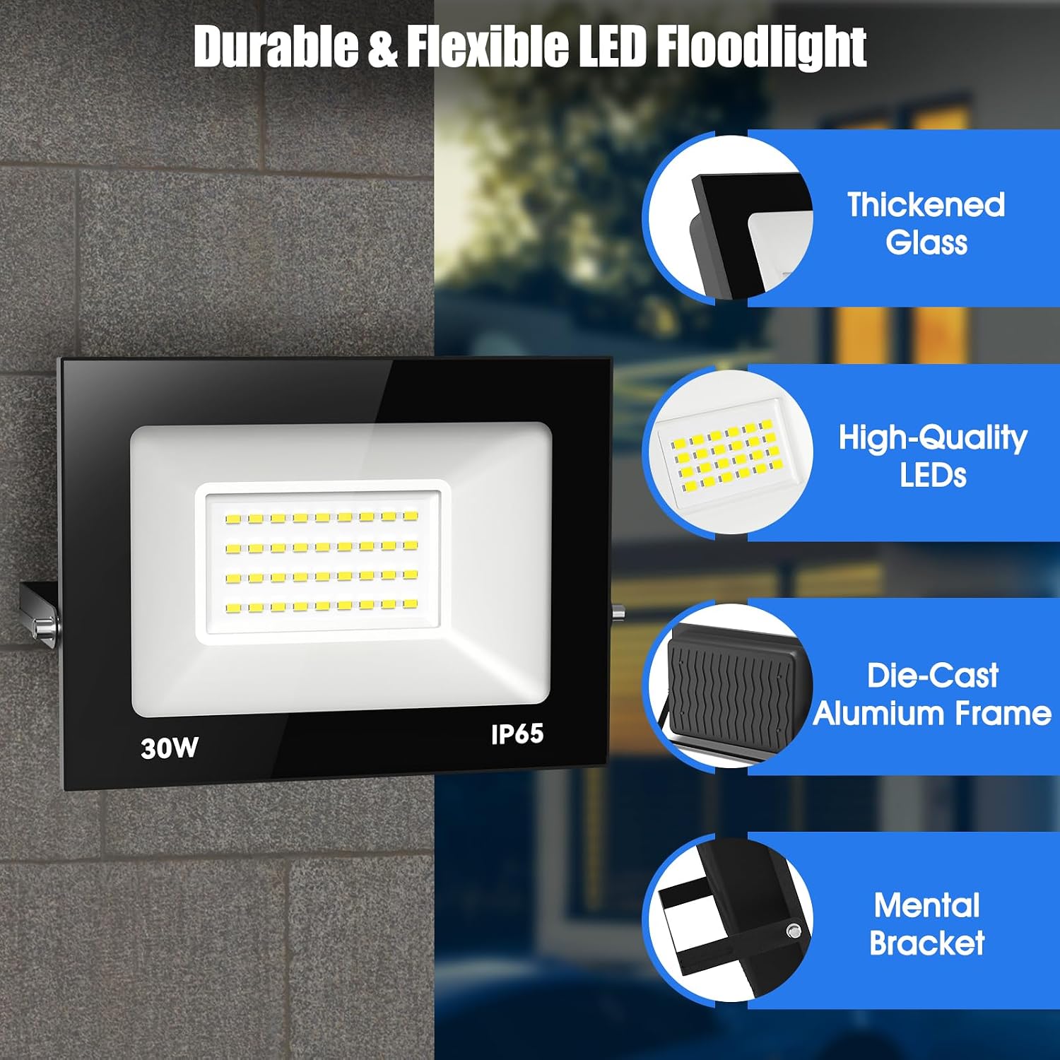Detalle 2 de Loyal Außen 300W LED Scheinwerfer