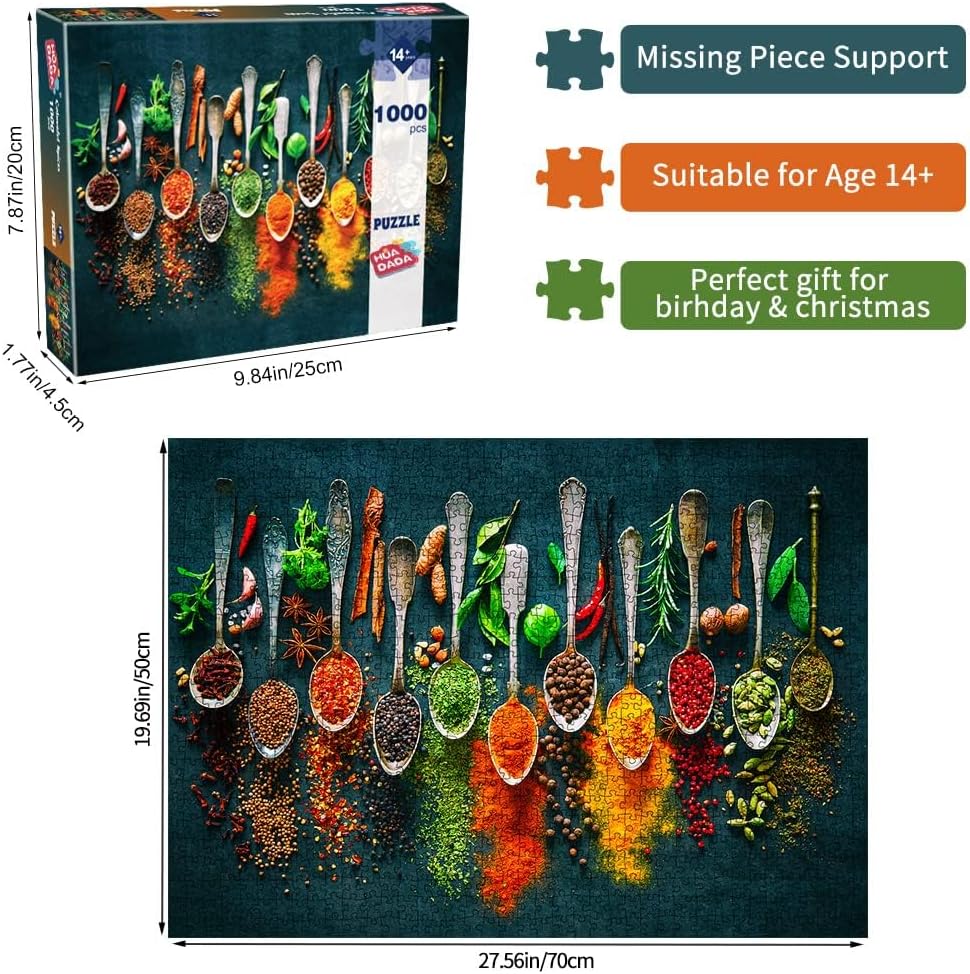 Detalle de HUADADA Jigsaw Puzzle, 1,000 Pieces