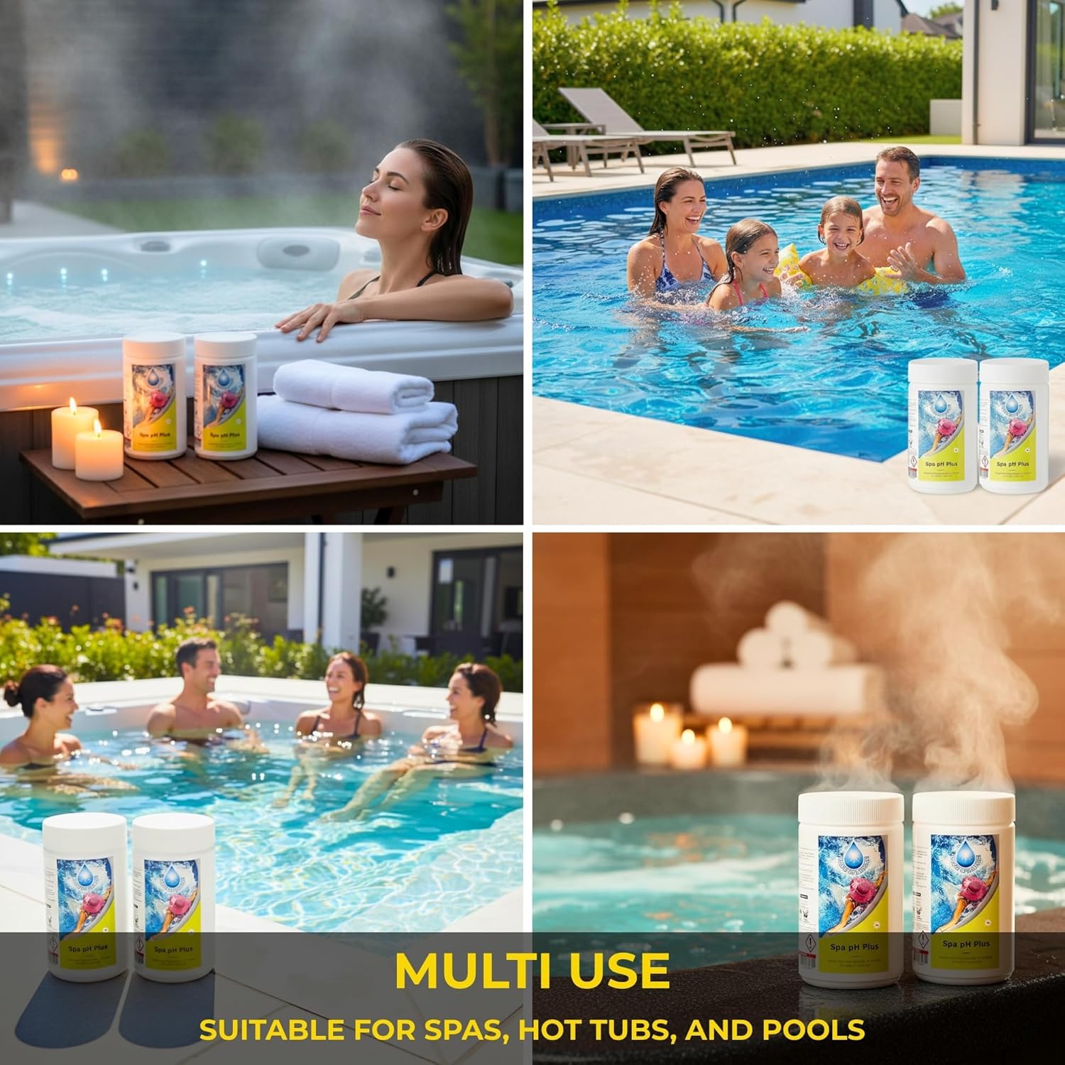 Thumbnail 6 de 2 kg pH Plus Increaser Granules for Hot Tubs and Swimming Pools