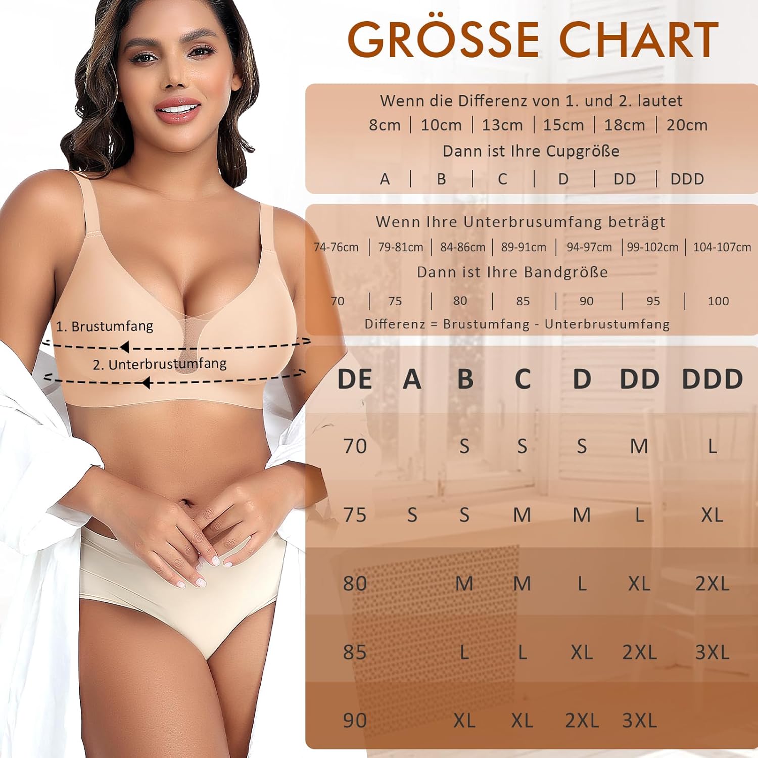 Thumbnail 5 de BH Damen Ohne Bügel Nahtloser Glatter Bustier