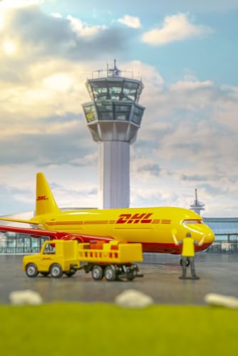 Thumbnail 7 de SIKU 1702 DHL Avion cargo – Modèle réduit avec chariot et accessoires