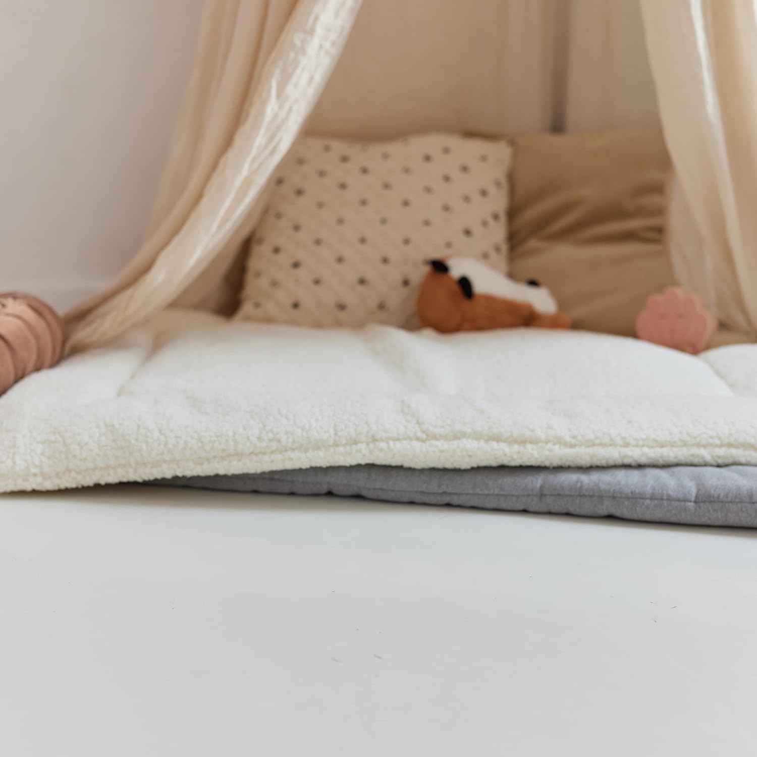 Thumbnail 5 de Jollein Baldachin Vintage Nougat (245 cm) – Betthimmel für Babybett, Beige