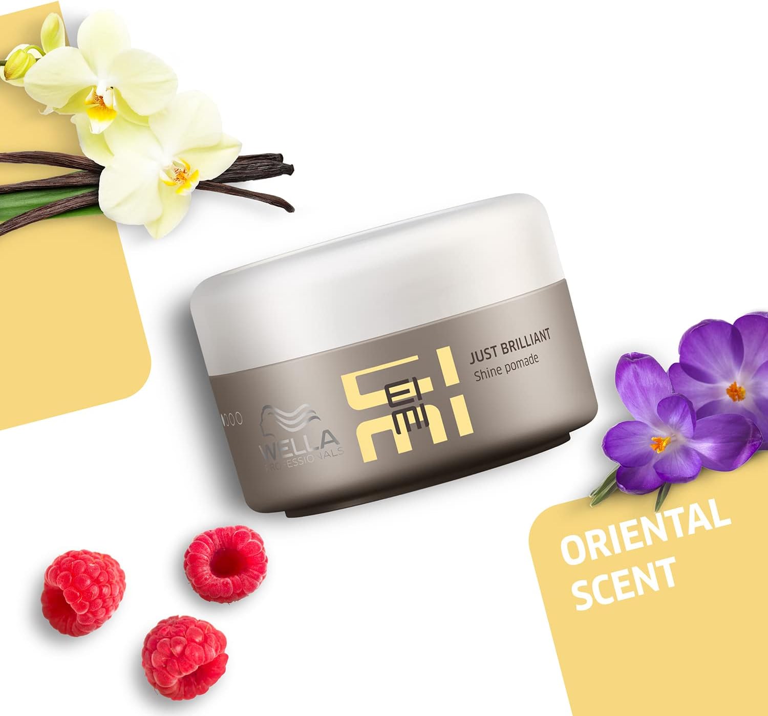 Thumbnail 4 de Wella Professionals EIMI Just Brilliant Hair Styling Pomade (Hold Level 1) – Anti-Frizz & Heat Protection, 75 ml