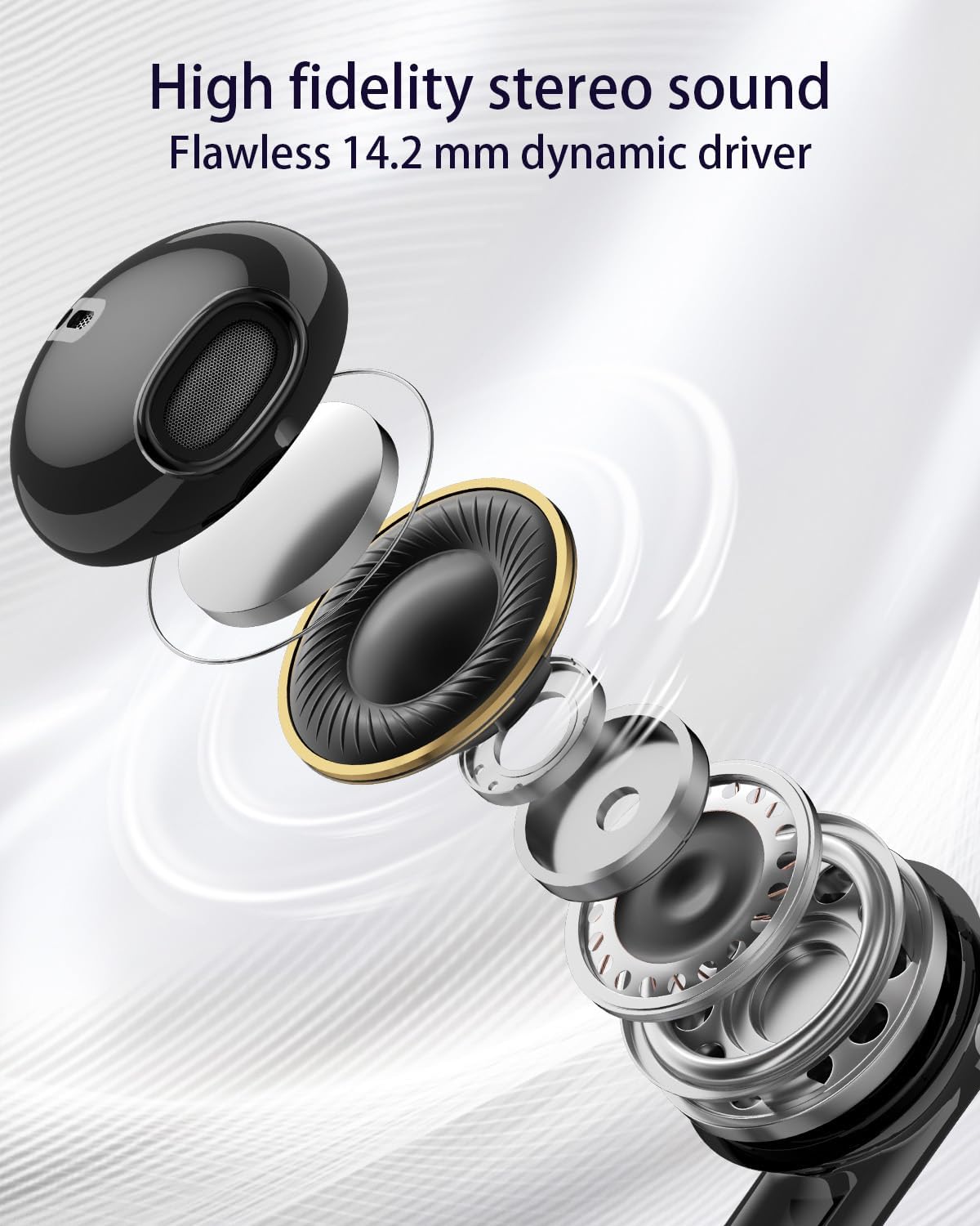 Thumbnail 2 de USB C Headphones with Mic for Samsung and Apple Devices – Wired Earbuds with In-line Controls
