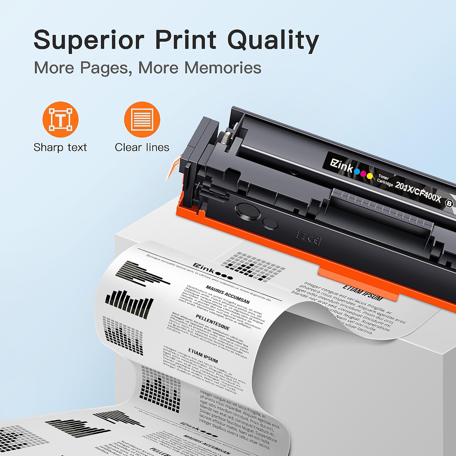 Detalle de E-Z Ink Toner Cartridges 201X