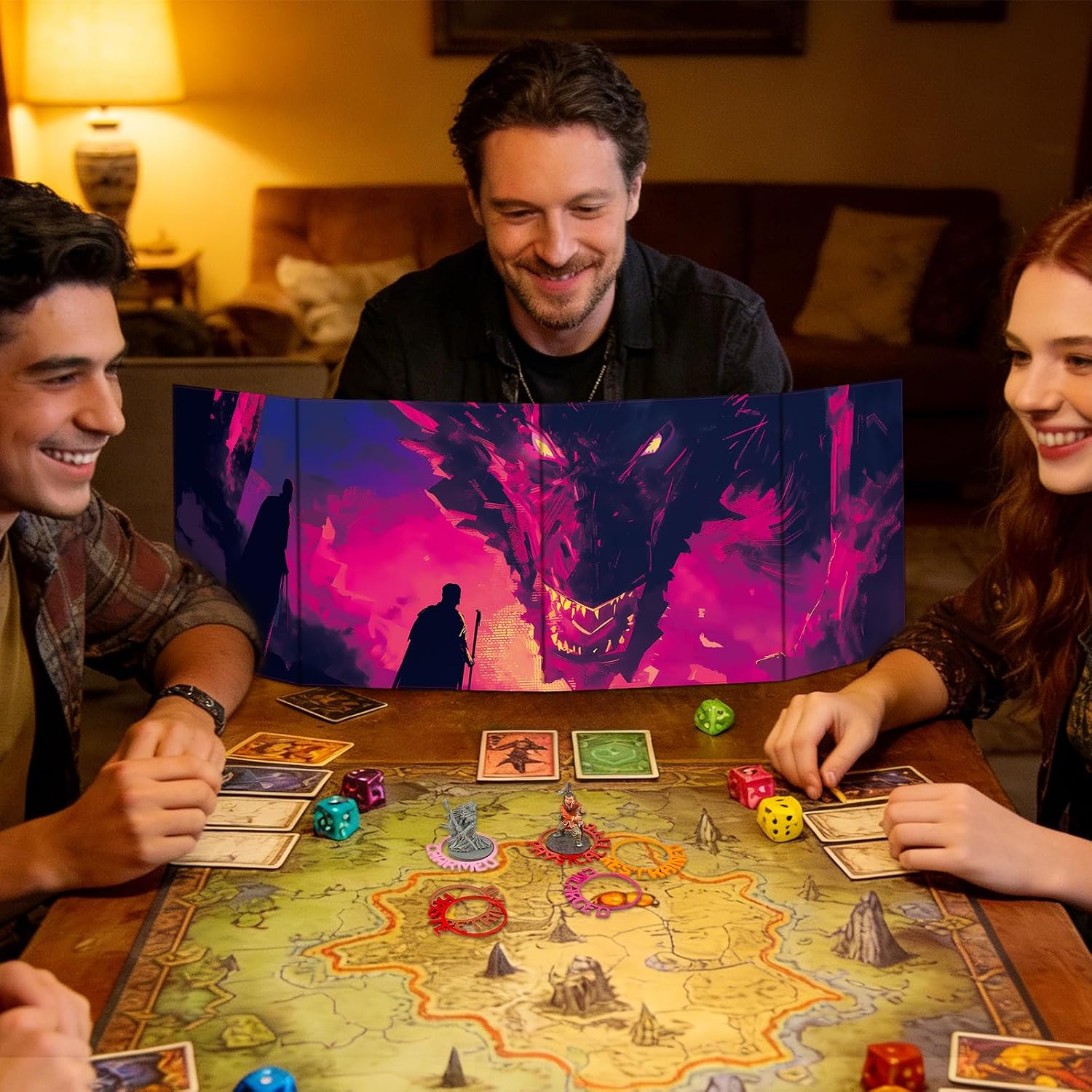 Thumbnail 6 de Byhoo DM-schermenset voor D&D 5E, 2 thema’s en afwisbaar oppervlak