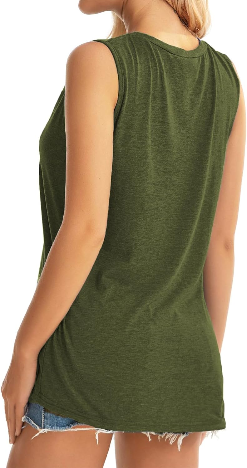 Thumbnail 2 de Cuptacc Damen Tank Top Rundhals – Sommer-Tops mit Druck, ärmellosem Design