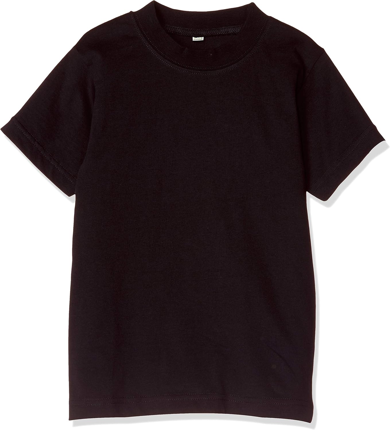 Detalle 2 de Catch(キャッチ) キッズ無地Tシャツ 綿100% 白・黒 100〜170cm