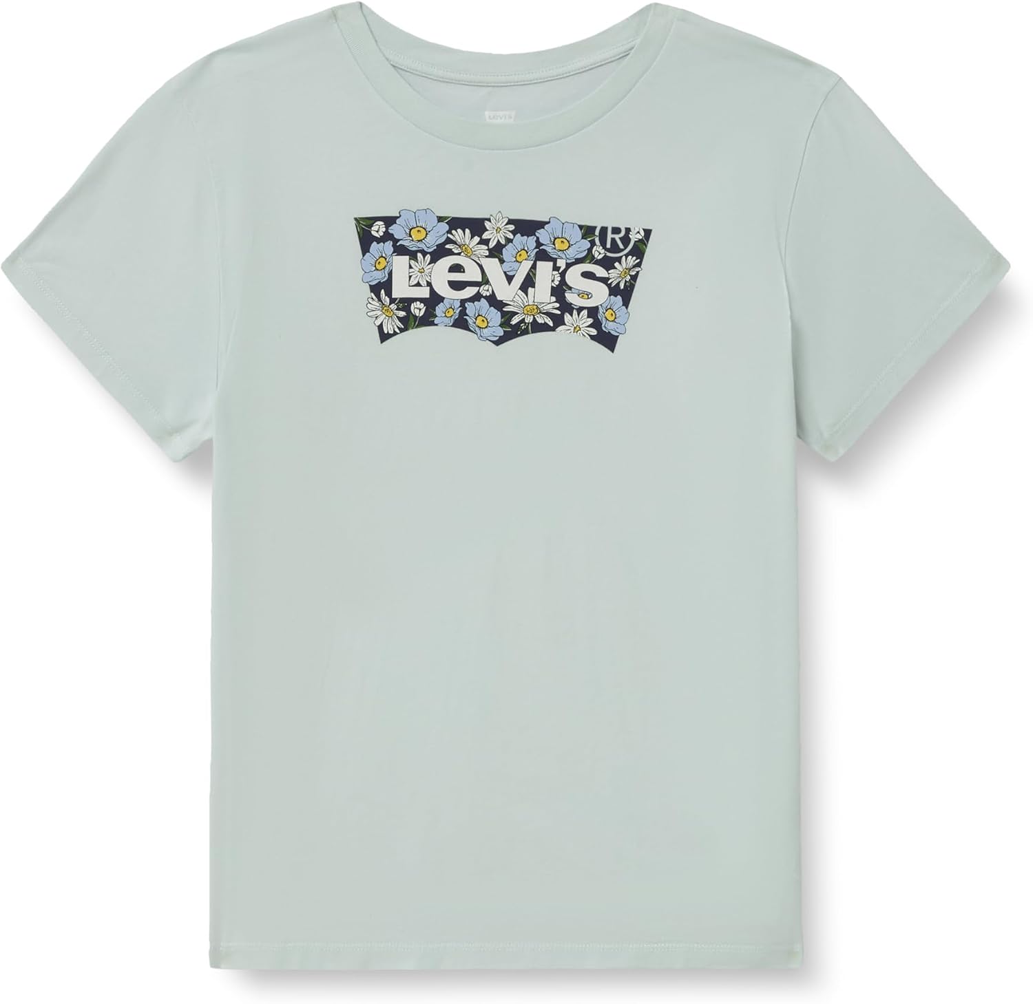 Detalle de Levi's The tee mujer - Camiseta Serif Emb Bright Whi, S