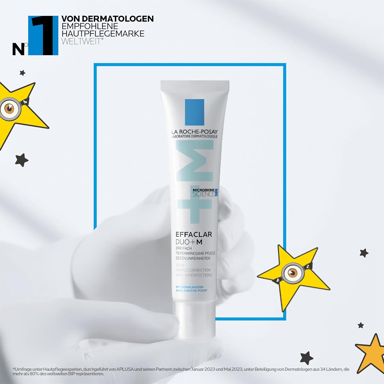 Detalle de La Roche-Posay Effaclar Duo+M Anti-Akne Gesichtscreme, 40 ml – Dreifach wirksame Pflege gegen Unreinheiten