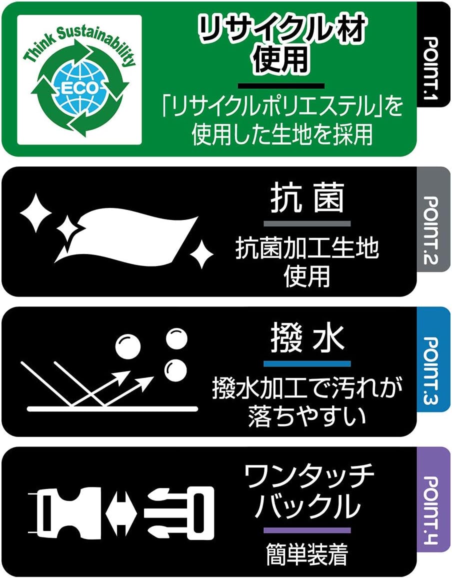 Detalle de ペティオ Ethical Door 迷彩カラー 犬用首輪 S ブラック 撥水加工・ワンタッチバックル