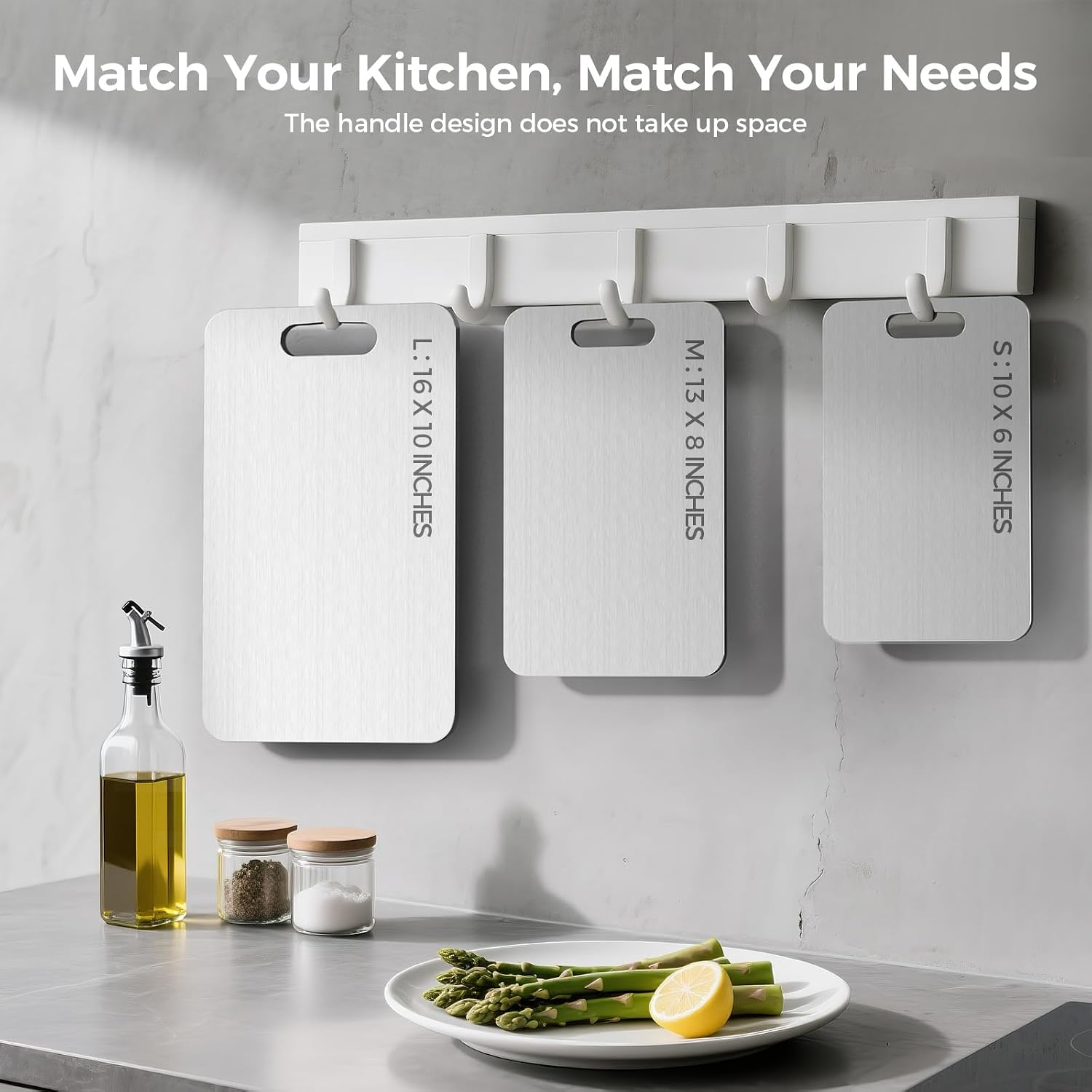 Thumbnail 2 de Titanium cutting board set, 3-piece