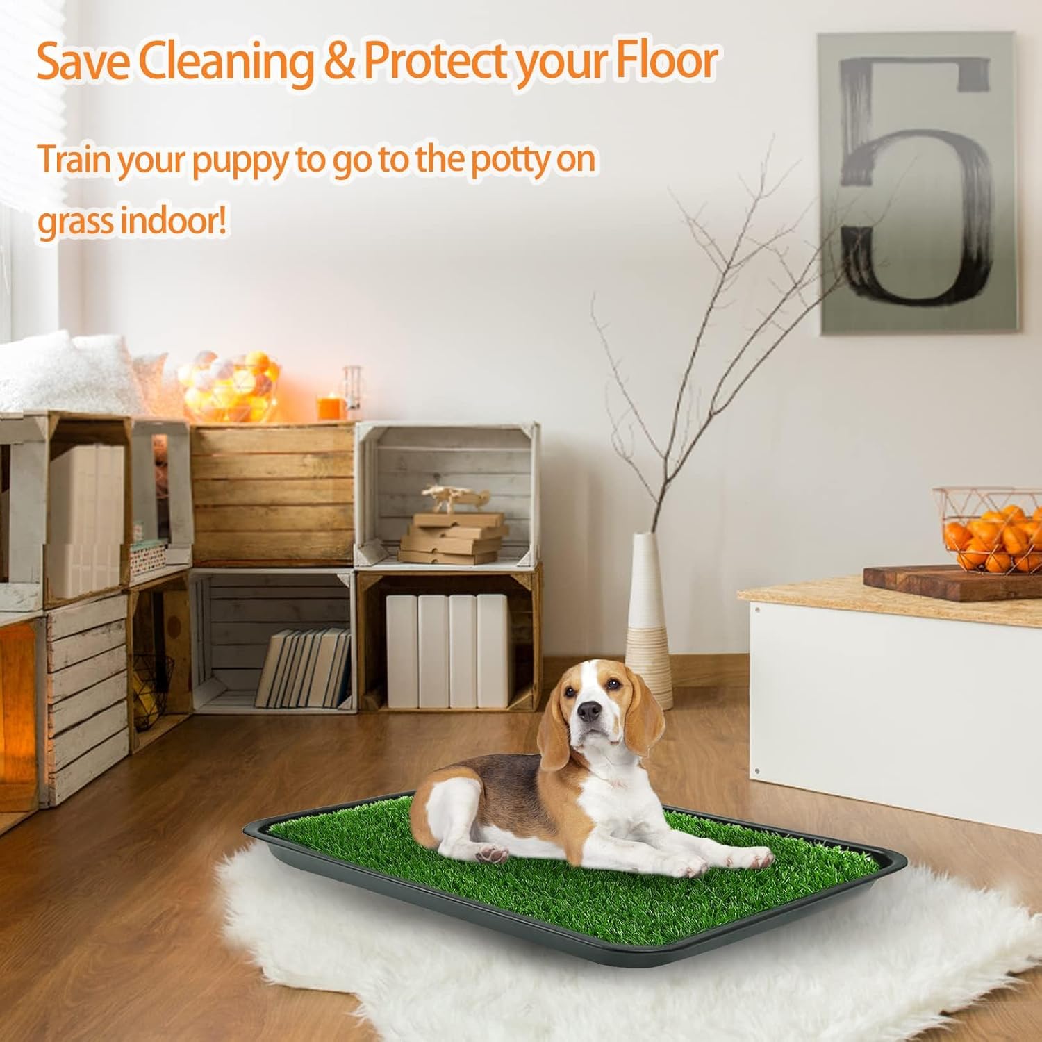 Thumbnail 5 de STARROAD TIM 50x60 cm Dog Grass Pad with Tray for indoor or outdoor potty training