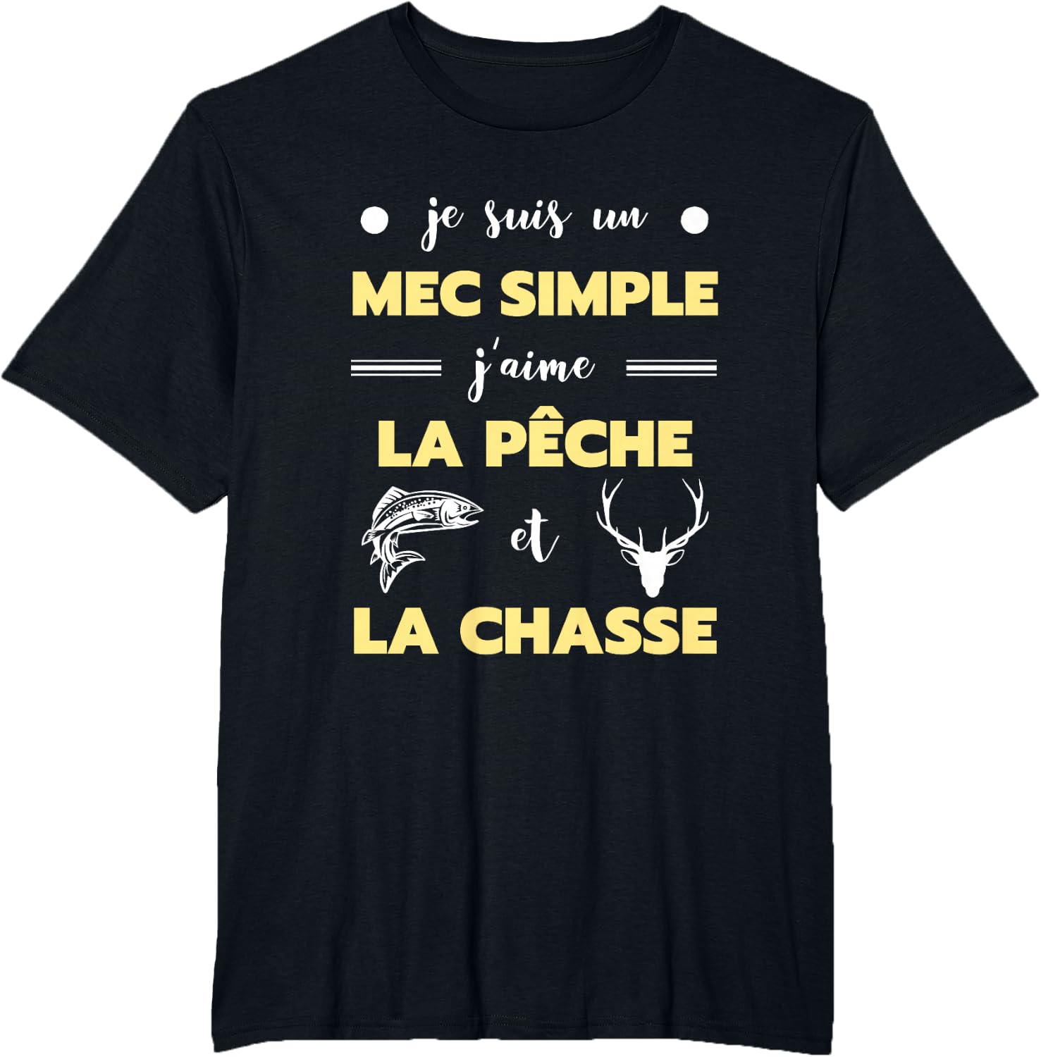 Thumbnail 4 de Mec Simple Chasse Peche T‑Shirt
