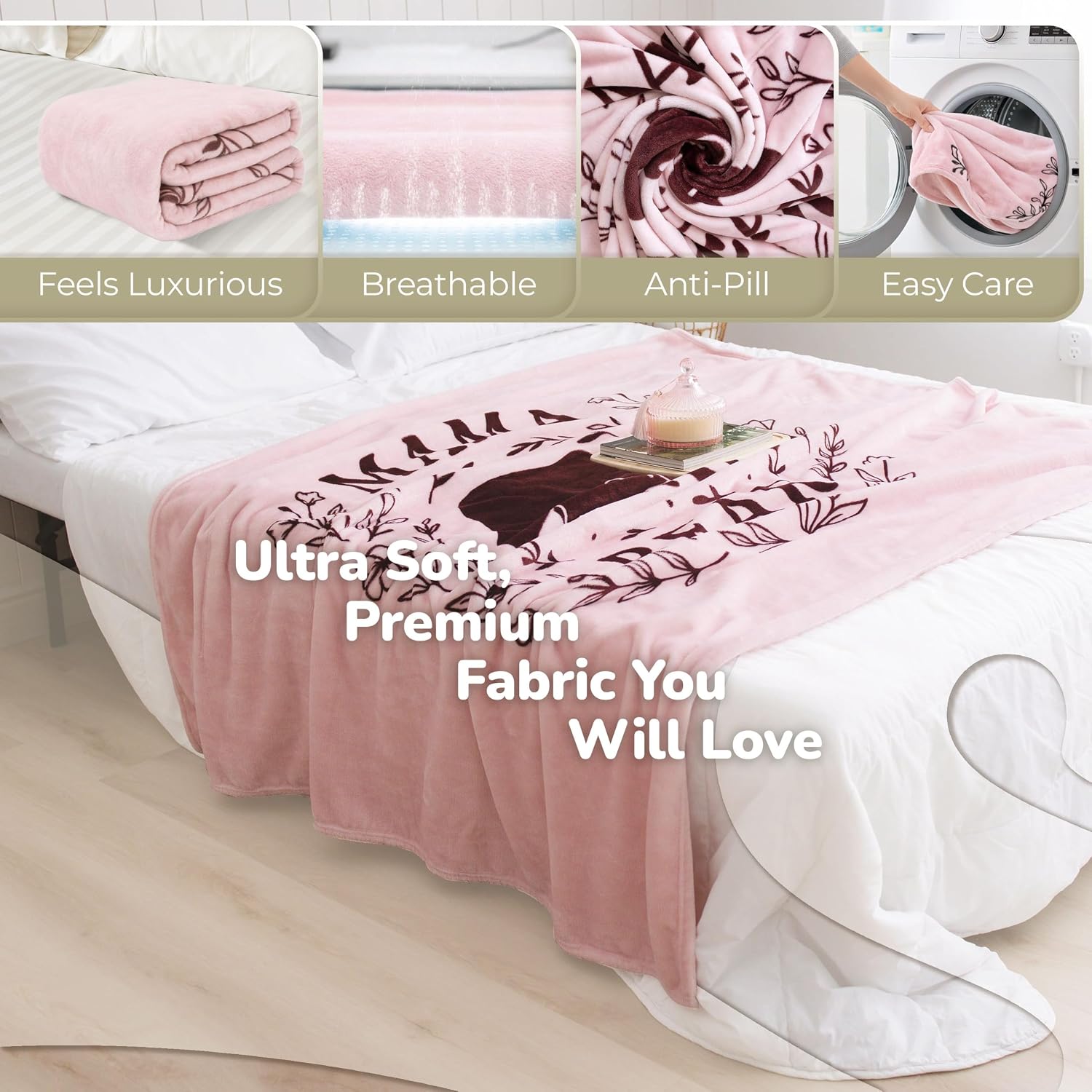 Detalle 2 de Super Blanky Wearable Blanket: Cozy Sleeved Comfort for Home and Travel